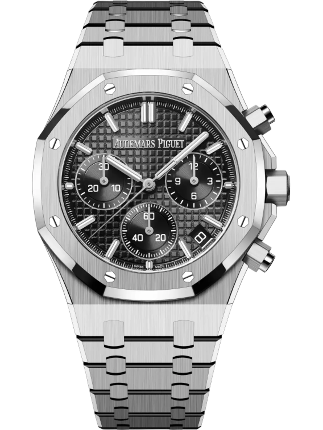 【Free Shipping】【Super Clone】A&P ROYAL OAK Black Dial CHRONOGRAPH 41mm