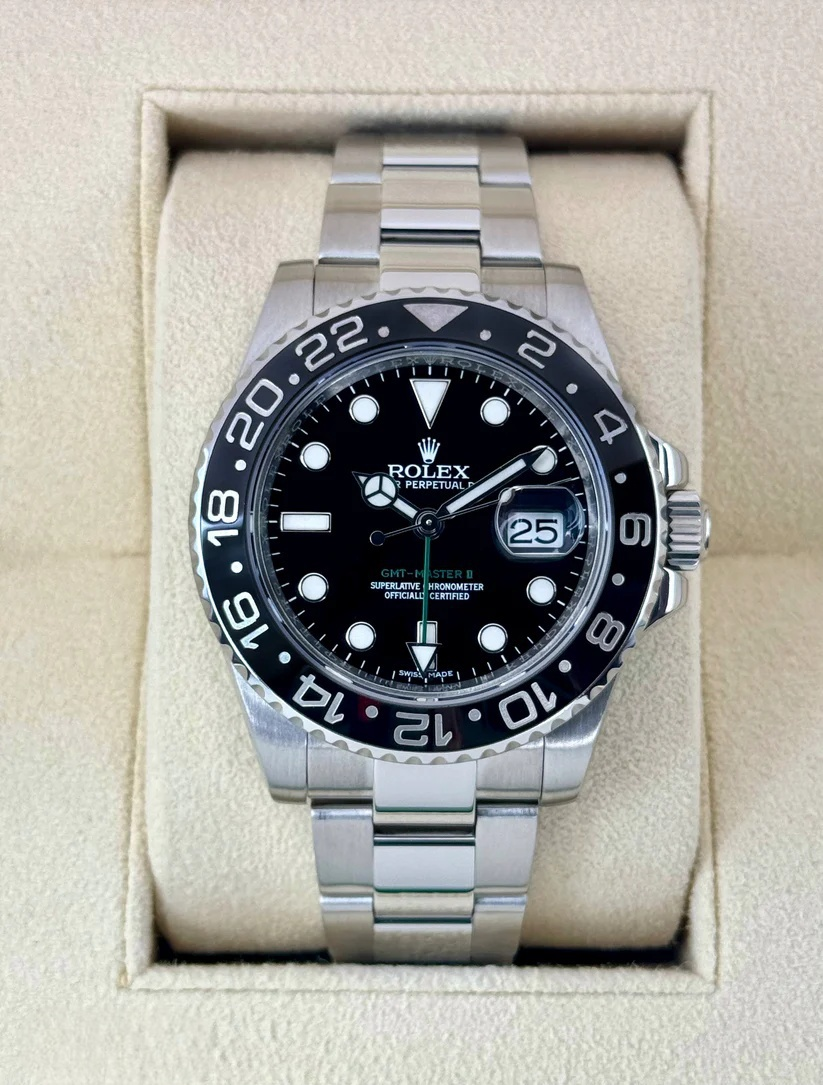 【Free Shipping】【Super Clone】Rolex GMT-Master II 116710LN 40mm