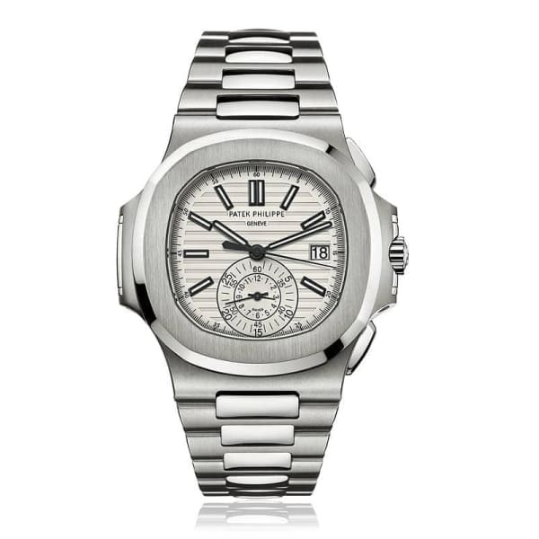 【Free Shipping】【Super Clone】Patek Philippe Nautilus Silver Dial Men's Watch 5980/1A-019