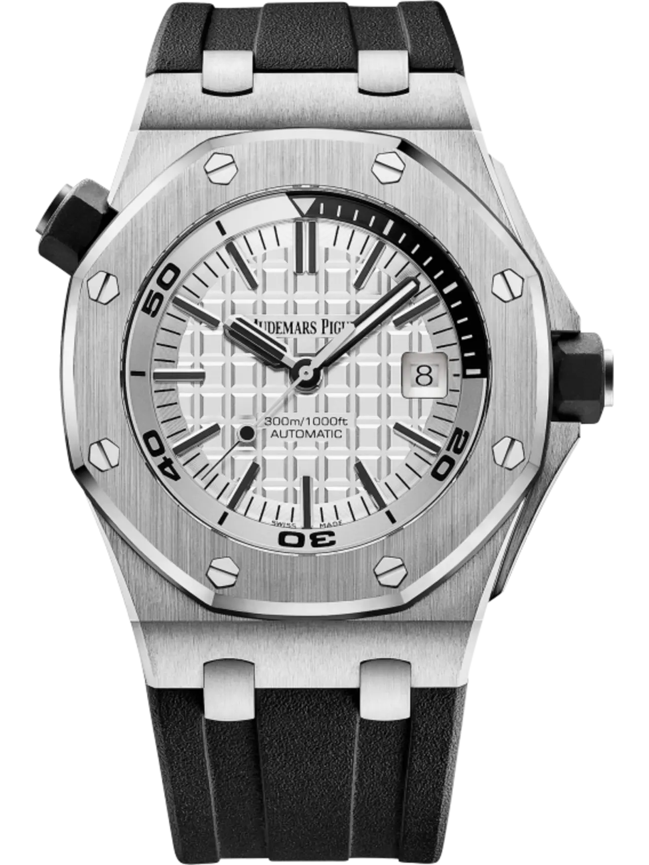 【Free Shipping】【Super Clone】A&P OFFSHORE DIVER Siver-Toned Dial 42mm