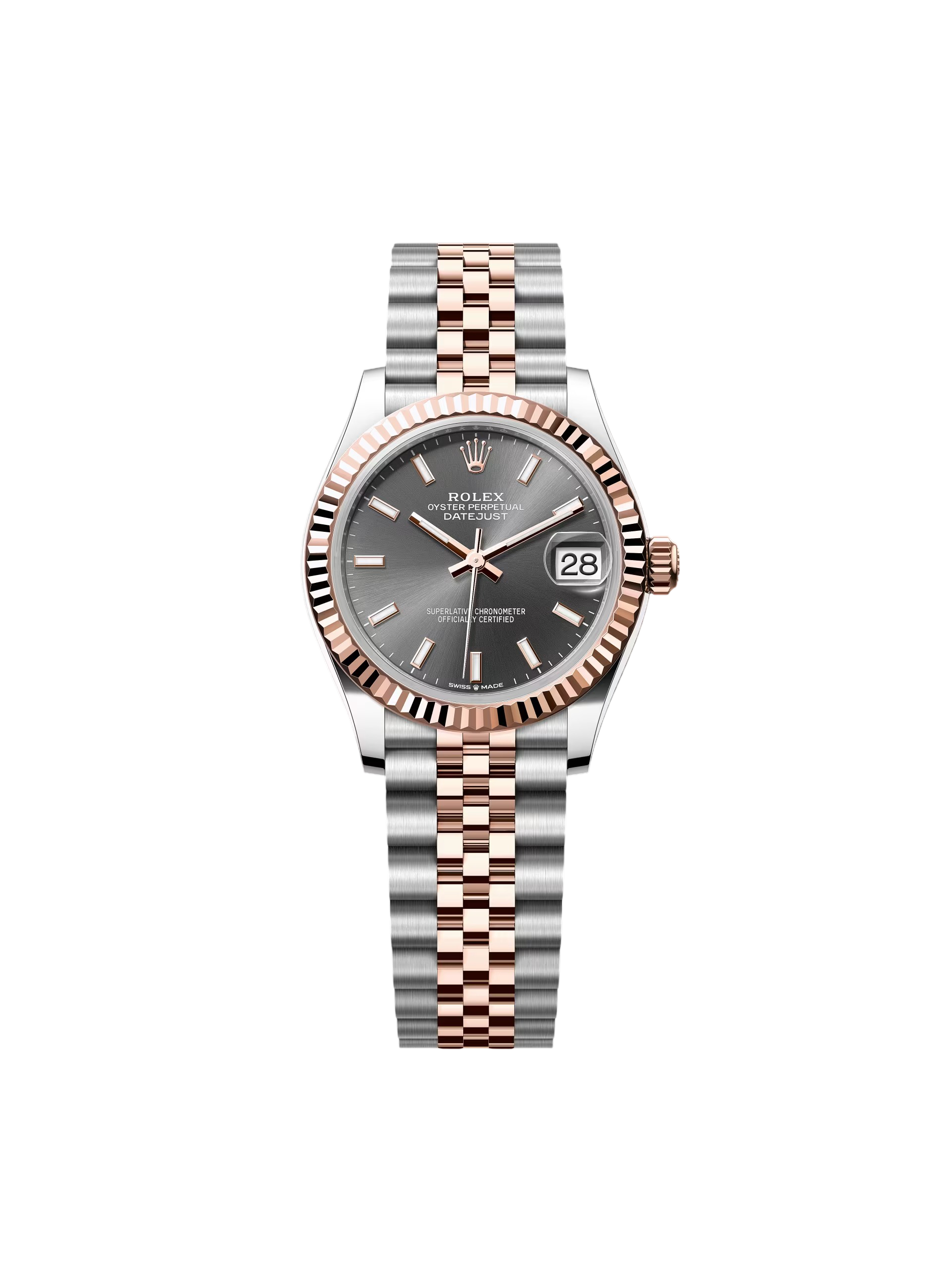 【Free Shipping】【Super Clone】RLX Datejust m278271-0017/0018 Slate 31mm Dial Oyster Bracelet Watch