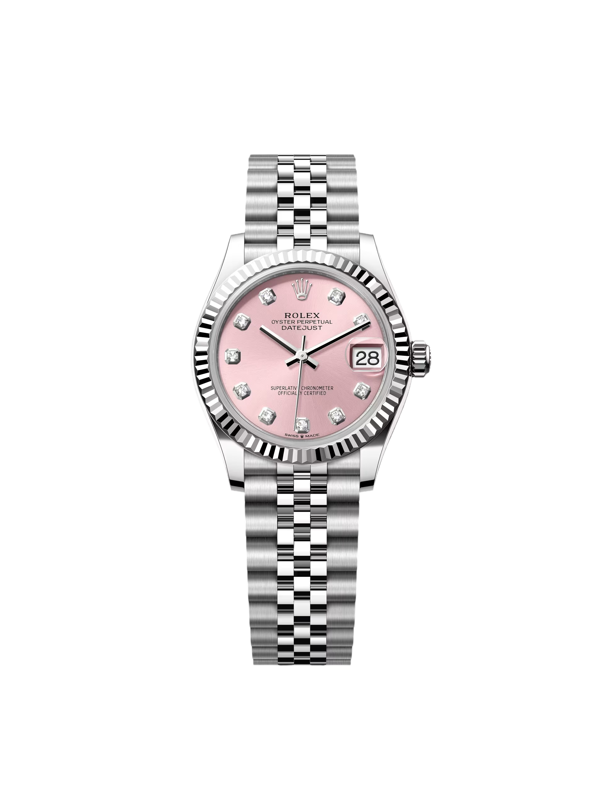 【Free Shipping】【Super Clone】RLX Datejust m278274-0031/0032 Pink 31mm Dial Oyster Watch