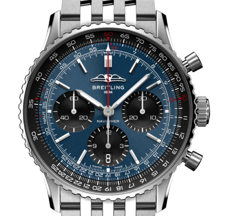 【Free Shipping】【Super Clone】Breitling AB0139241C1A1 Navitimer B01 Blue Dial