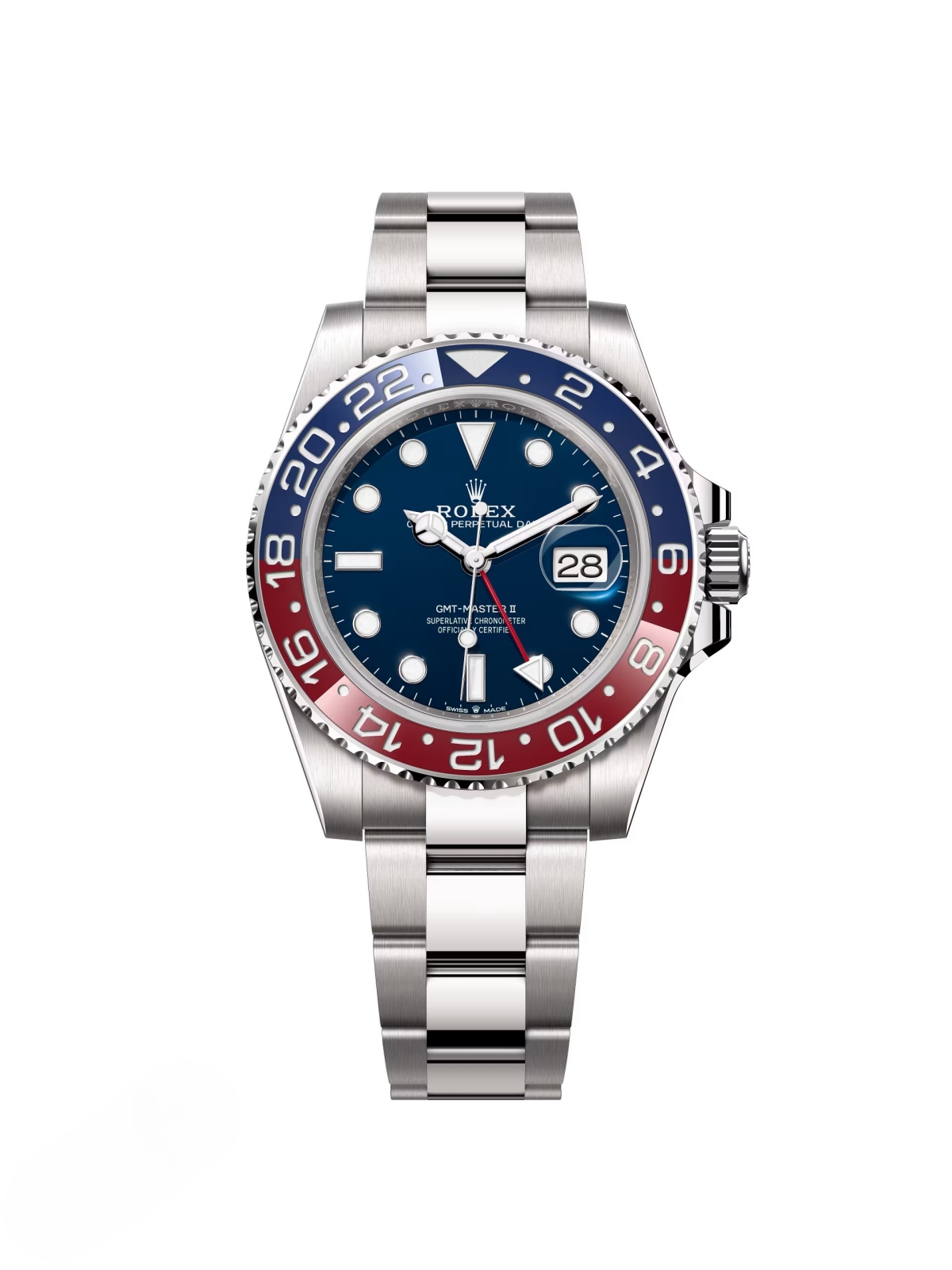 【Free Shipping】【Super Clone】RLX  GMT-Master II 40mm 126719BLRO