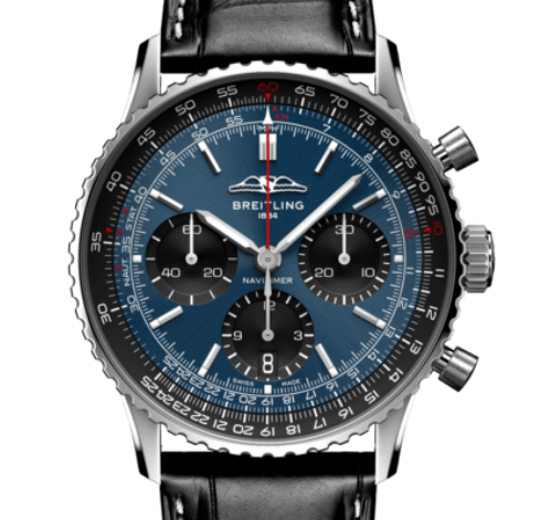 【Free Shipping】【Super Clone】Breitling AB0139241C1P1 Navitimer B01 Blue Dial