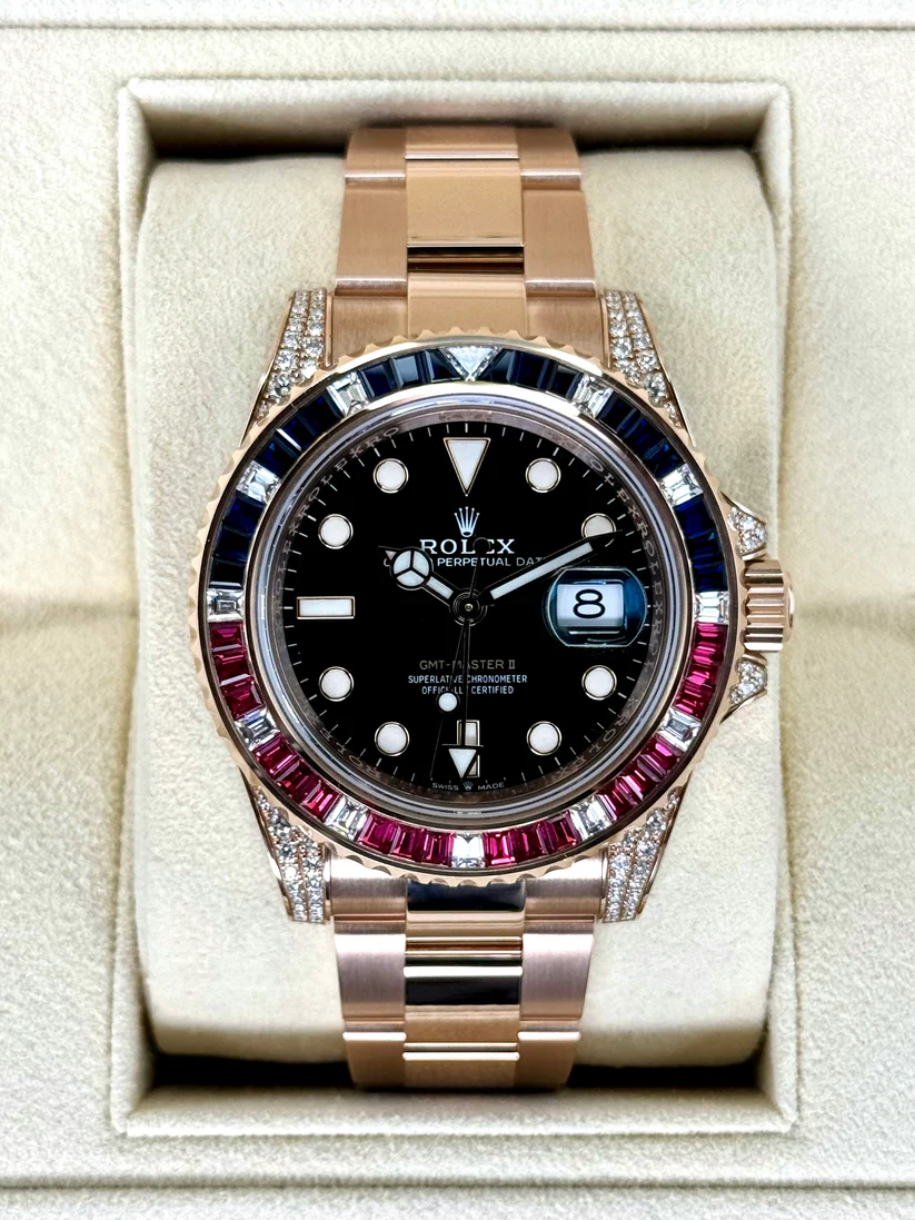【Free Shipping】【Super Clone】RLX GMT-Master II 40mm 126755SARU