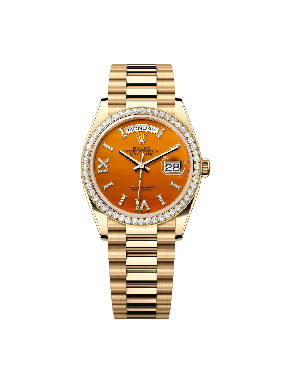 【Free Shipping】【Super Clone】RLX  Day-Date M128348RBR-0049 36mm