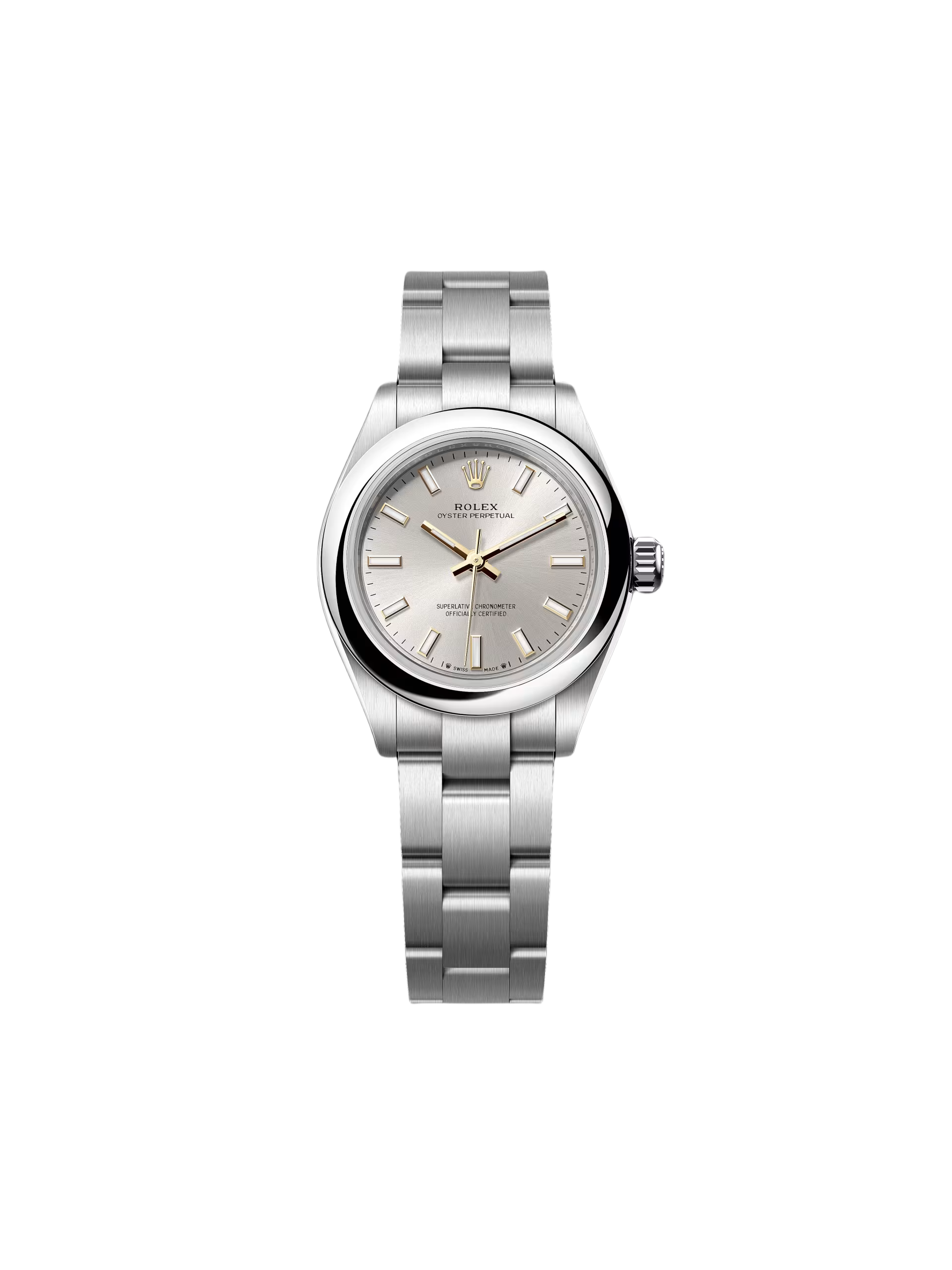 【Free Shipping】【Super Clone】RLX Oyster Perpetual 28mm 276200-0001 Silver Dial Oyster Bracelet Watch