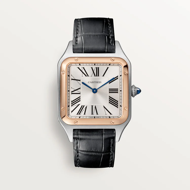 【Free Shipping】【Super Clone】SANTOS-DUMONT RoseGoldMix 38mm