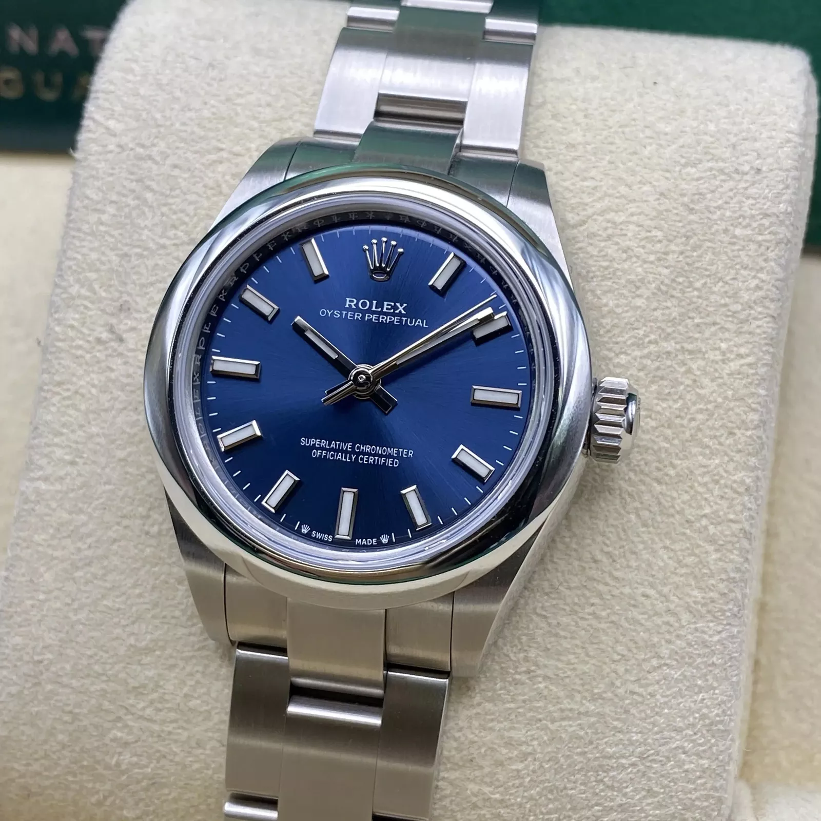 【Free Shipping】【Super Clone】RLX Oyster Perpetual 31mm 277200-0017 Blue Dial Oyster Bracelet Watch