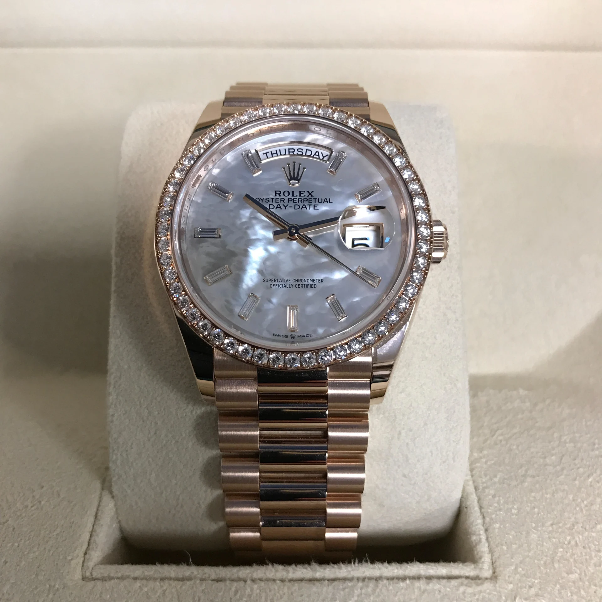 【Free Shipping】【Super Clone】RLX  Day-Date M128345RBR-0077 36mm