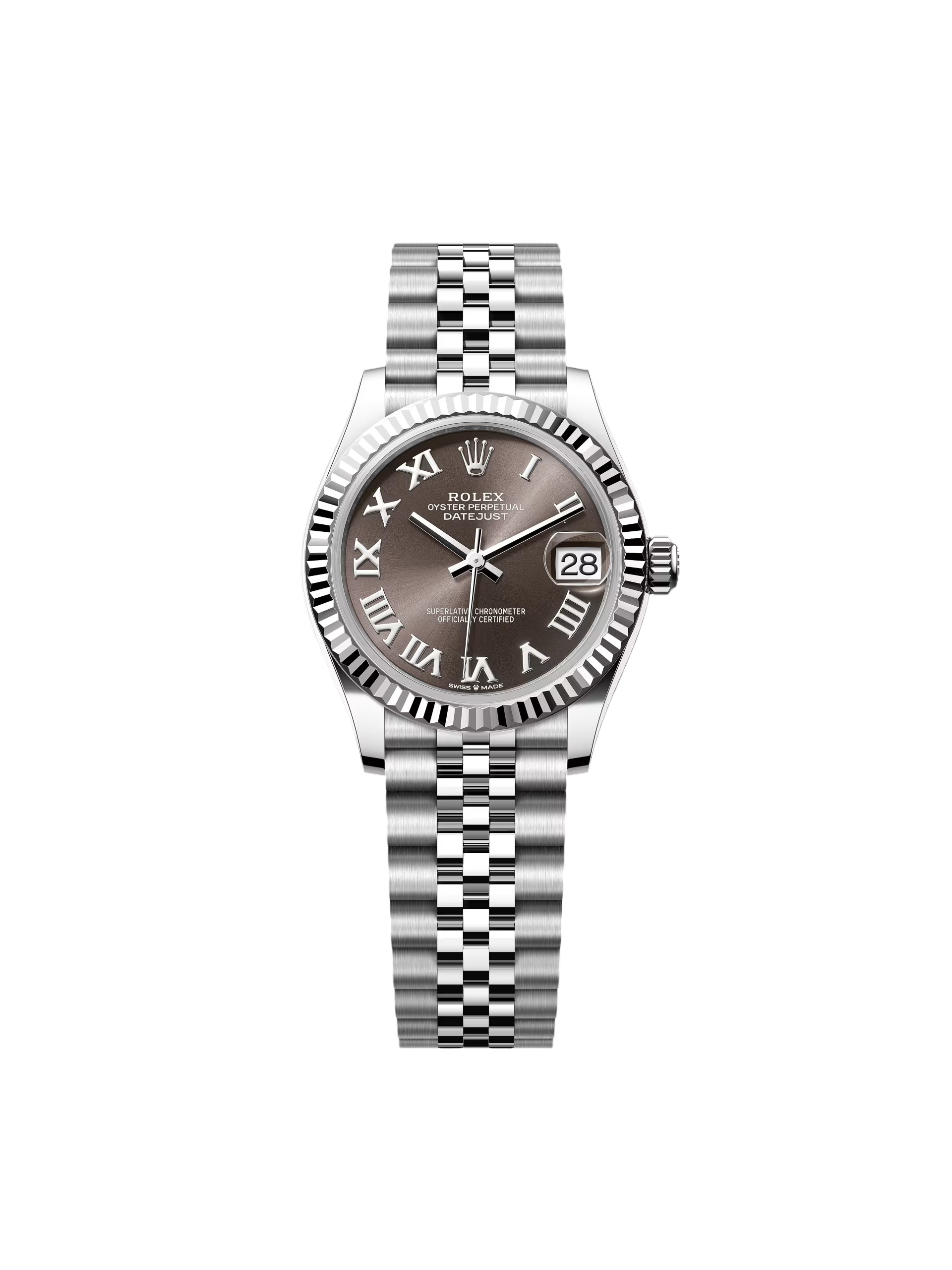 【Free Shipping】【Super Clone】RLX Datejust m278274-0021/0022 Dark Grey Roman 31mm Dial Oyster Watch
