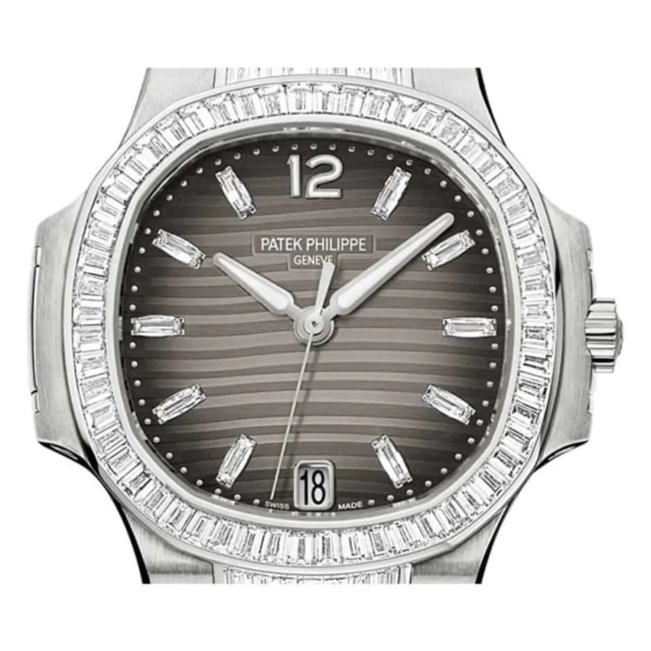 【Free Shipping】【Super Clone】Patek Philippe Nautilus Women's Watch 7014/1G-001