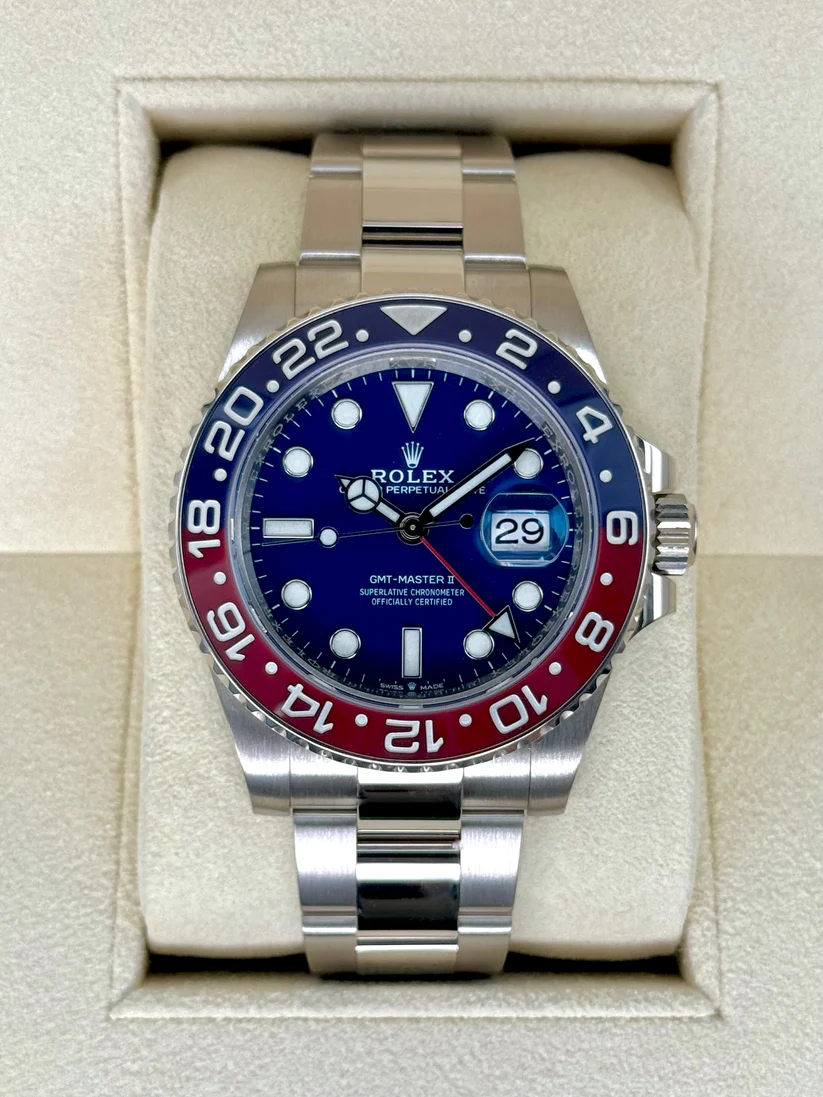 【Free Shipping】【Super Clone】RLX  GMT-Master II 40mm 126719BLRO