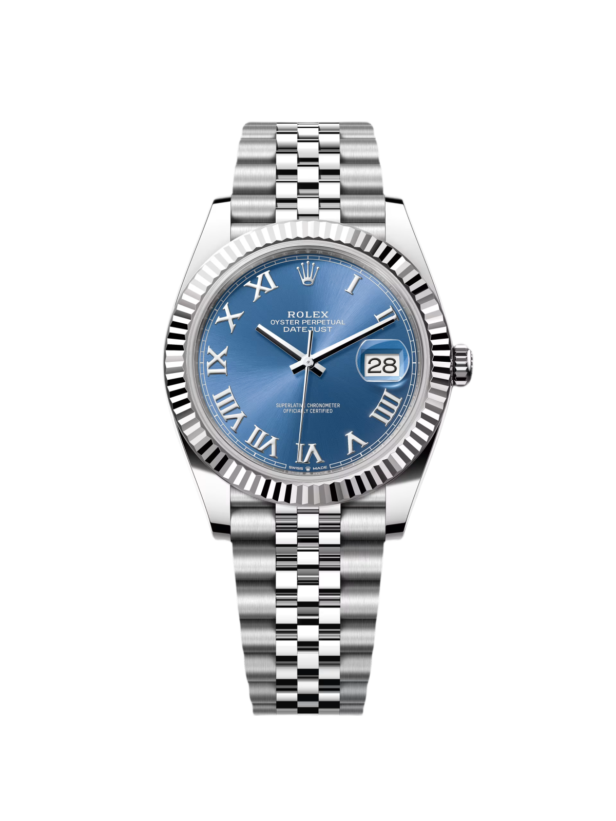 【Free Shipping】【Super Clone】RLX  Datejust 41mm 126334 Blue Roman Oyster Stainless Steel Men’s Watch