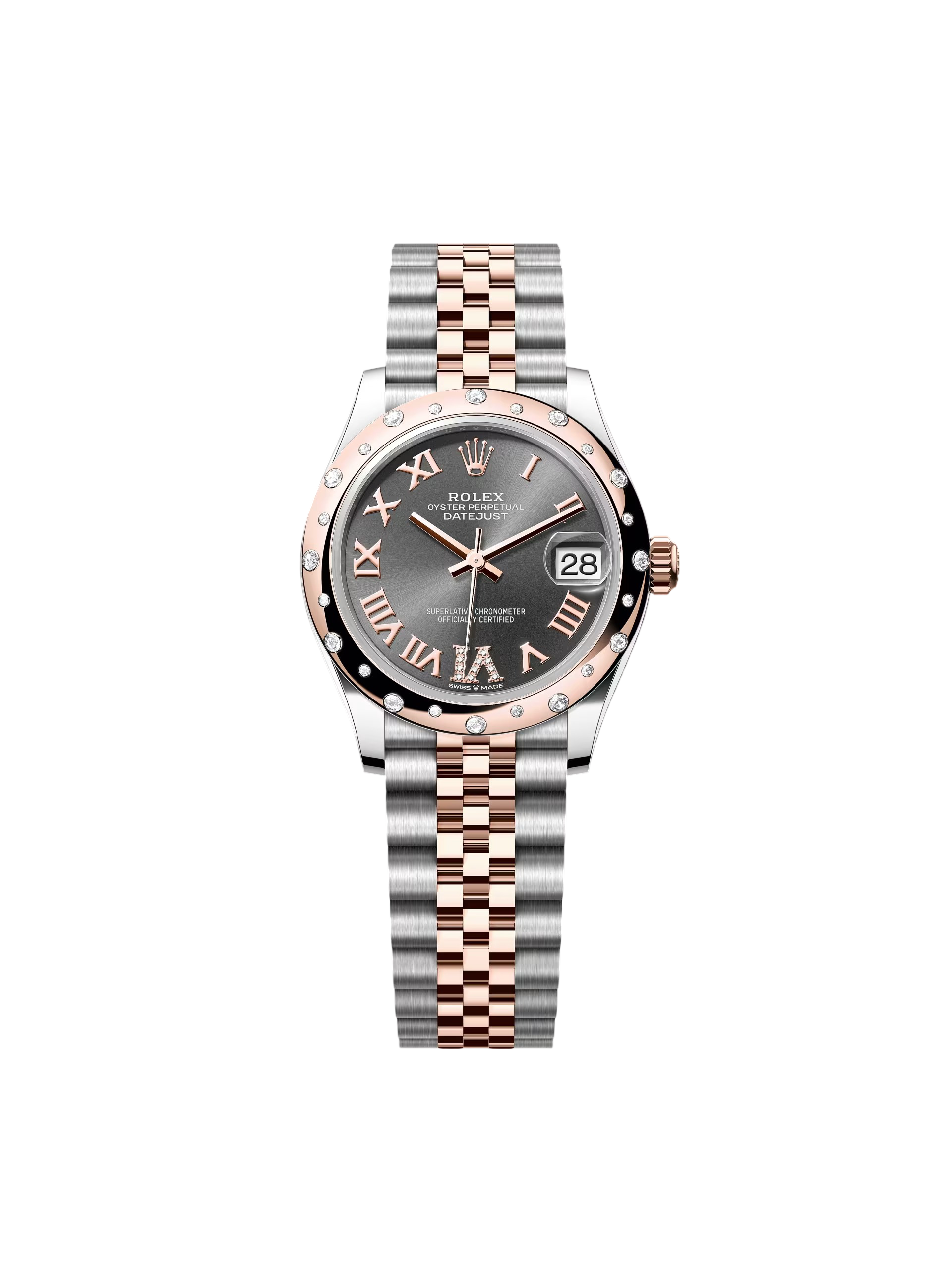 【Free Shipping】【Super Clone】RLX Datejust m278341-0029/0030 Slate Dial 31mm Dial Oyster Bracelet