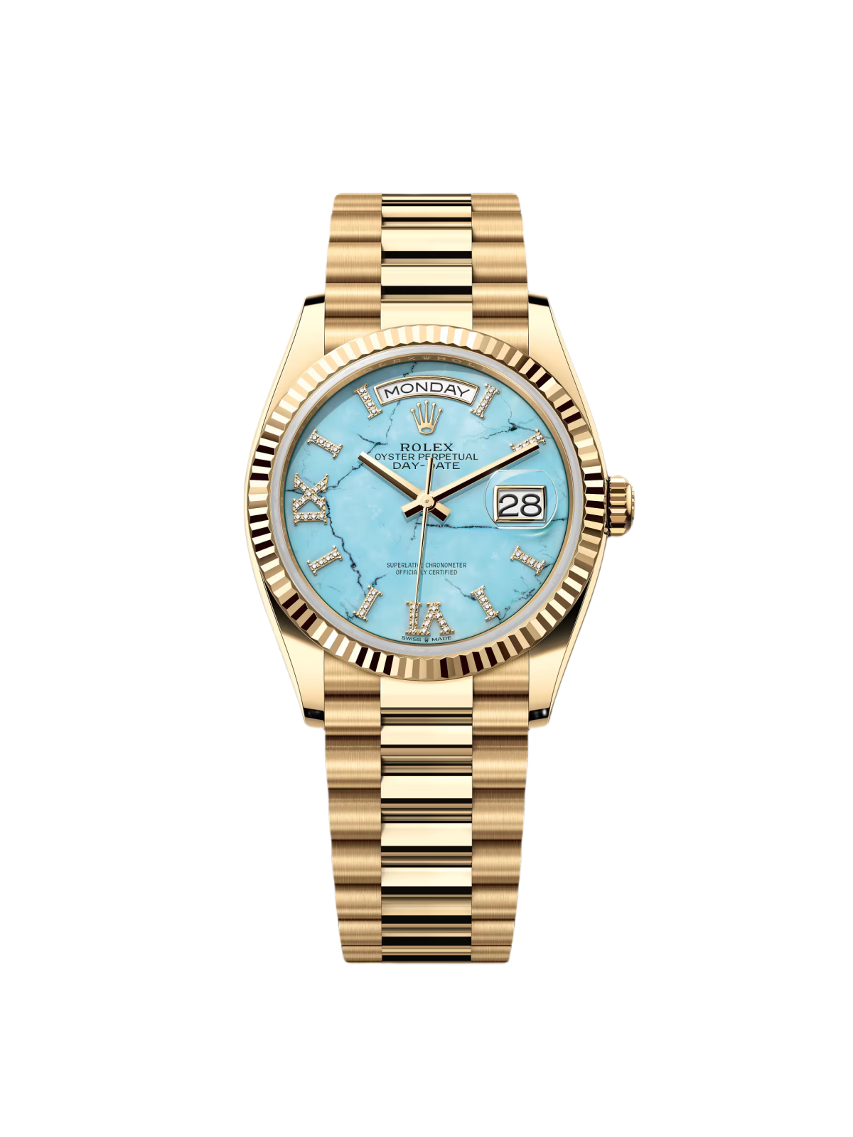 【Free Shipping】【Super Clone】RLX  Day-Date M128238-0071 36mm