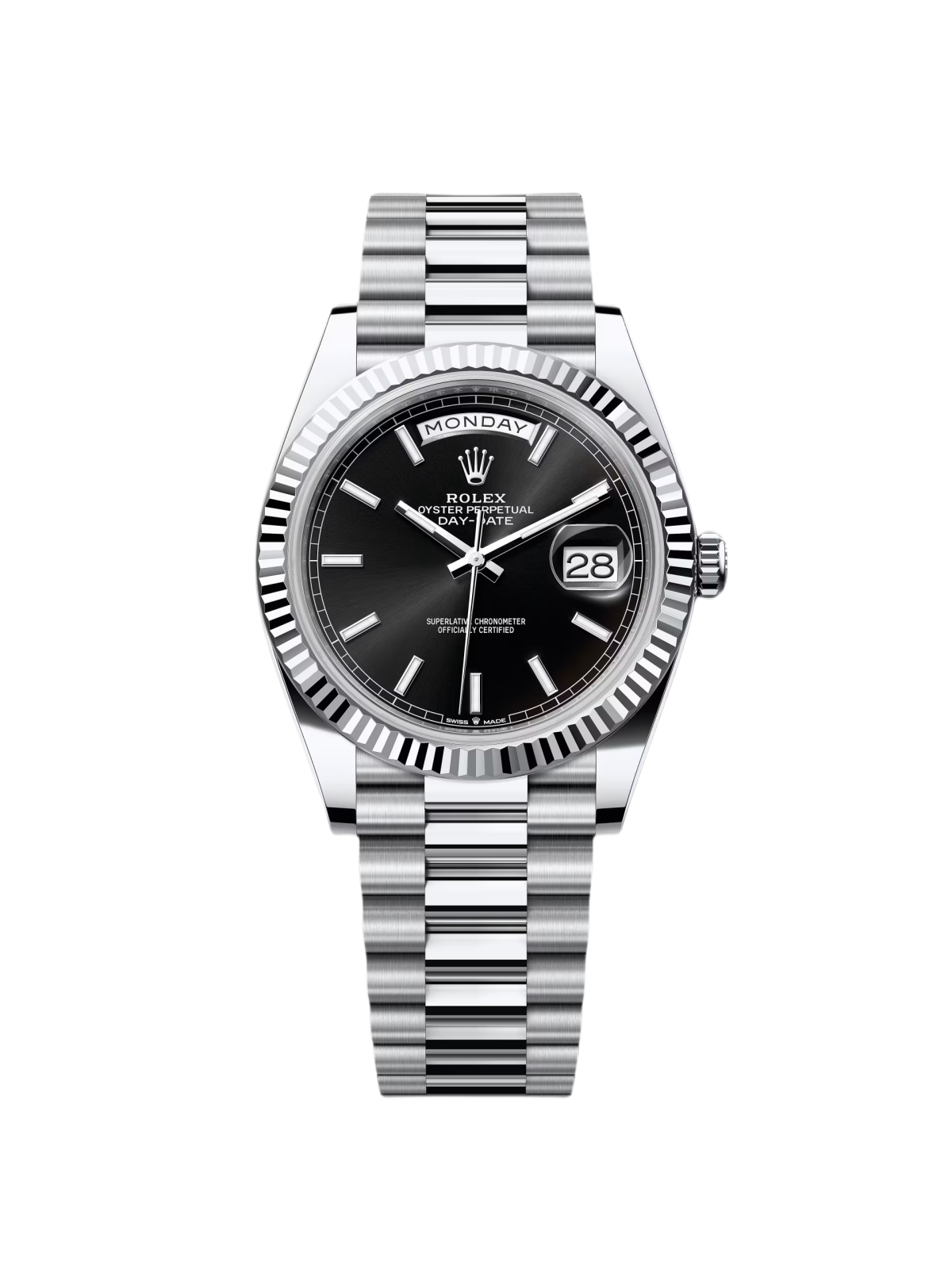 【Free Shipping】【Super Clone】RLX  Day-Date 40mm 228236-0003 Black Dial