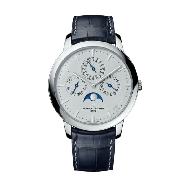 【Free Shipping】【Super Clone】Vacheron Constantin Patrimony Perpetual Calendar Ultra-Thin - Collection Excellence Platine Ref. # 43175/000P-B190
