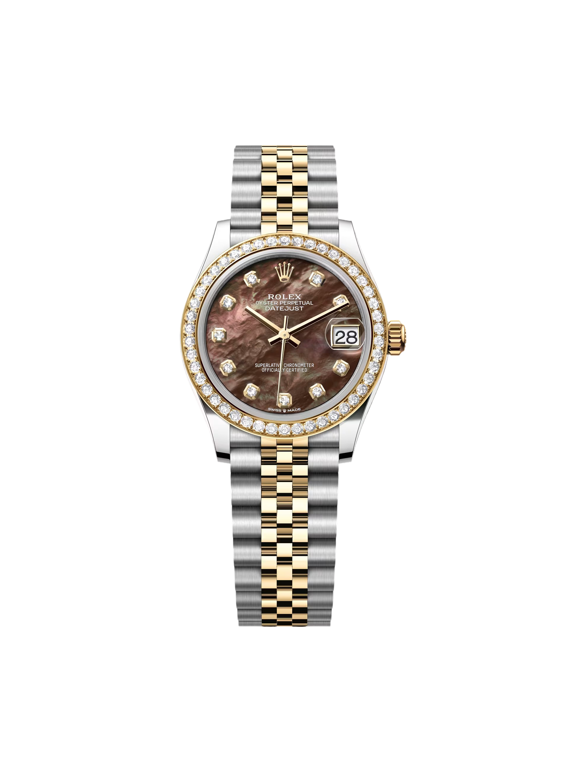 【Free Shipping】【Super Clone】RLX Datejust m278383-0023/0024 31mm Mother of Pearl Dial Oyster Bracelet