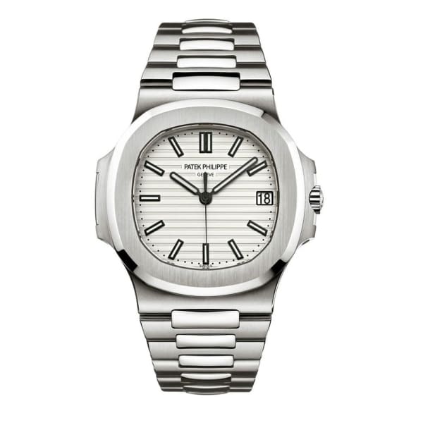 【Free Shipping】【Super Clone】Patek Philippe Nautilus Silvery White Dial Stainless Steel Mens Watch 5711-1A-011