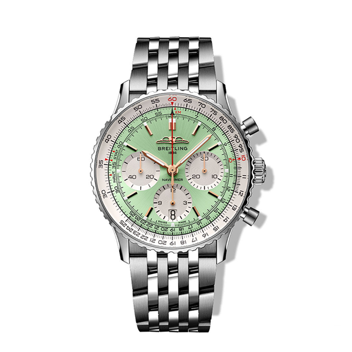 【Free Shipping】【Super Clone】Breitling AB0139211L1A1 Navitimer B01 Blue Dial