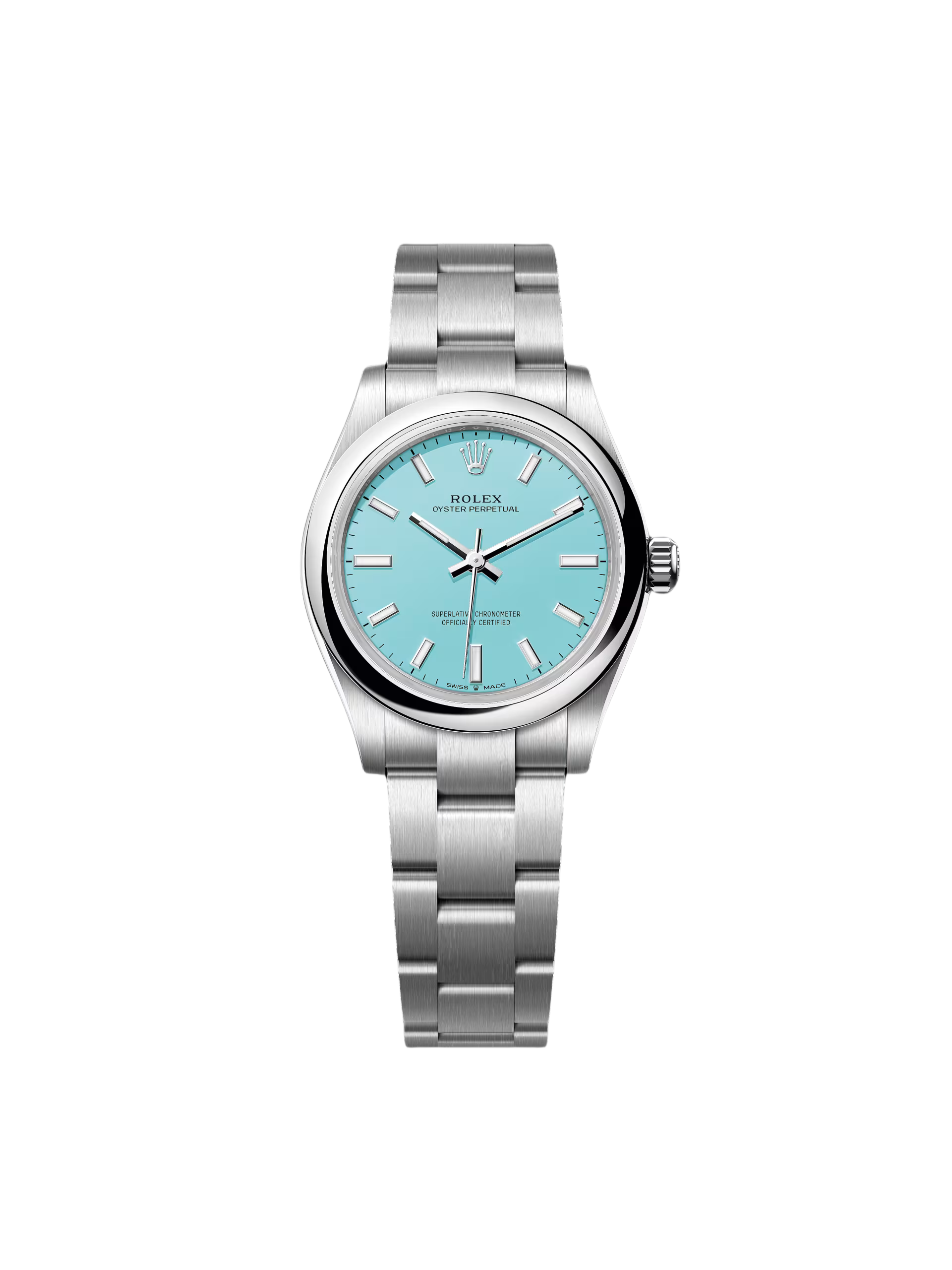 【Free Shipping】【Super Clone】RLX Oyster Perpetual 31mm 277200-0007 Turquoise Dial Oyster Bracelet Watch