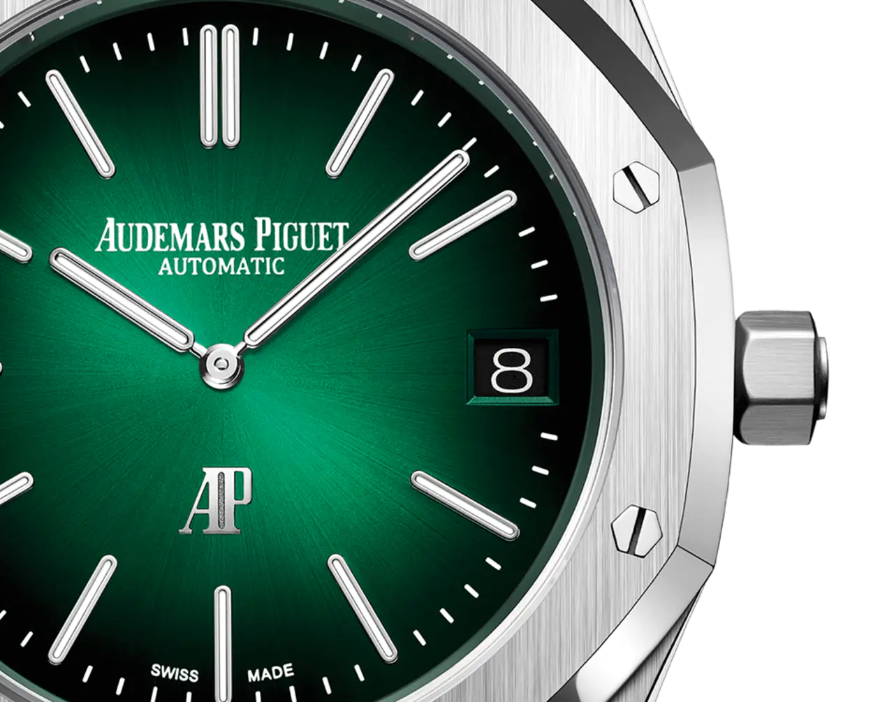 【Free Shipping】【Super Clone】A&P ROYAL OAK “JUMBO” Smoked Green Dial 39mm