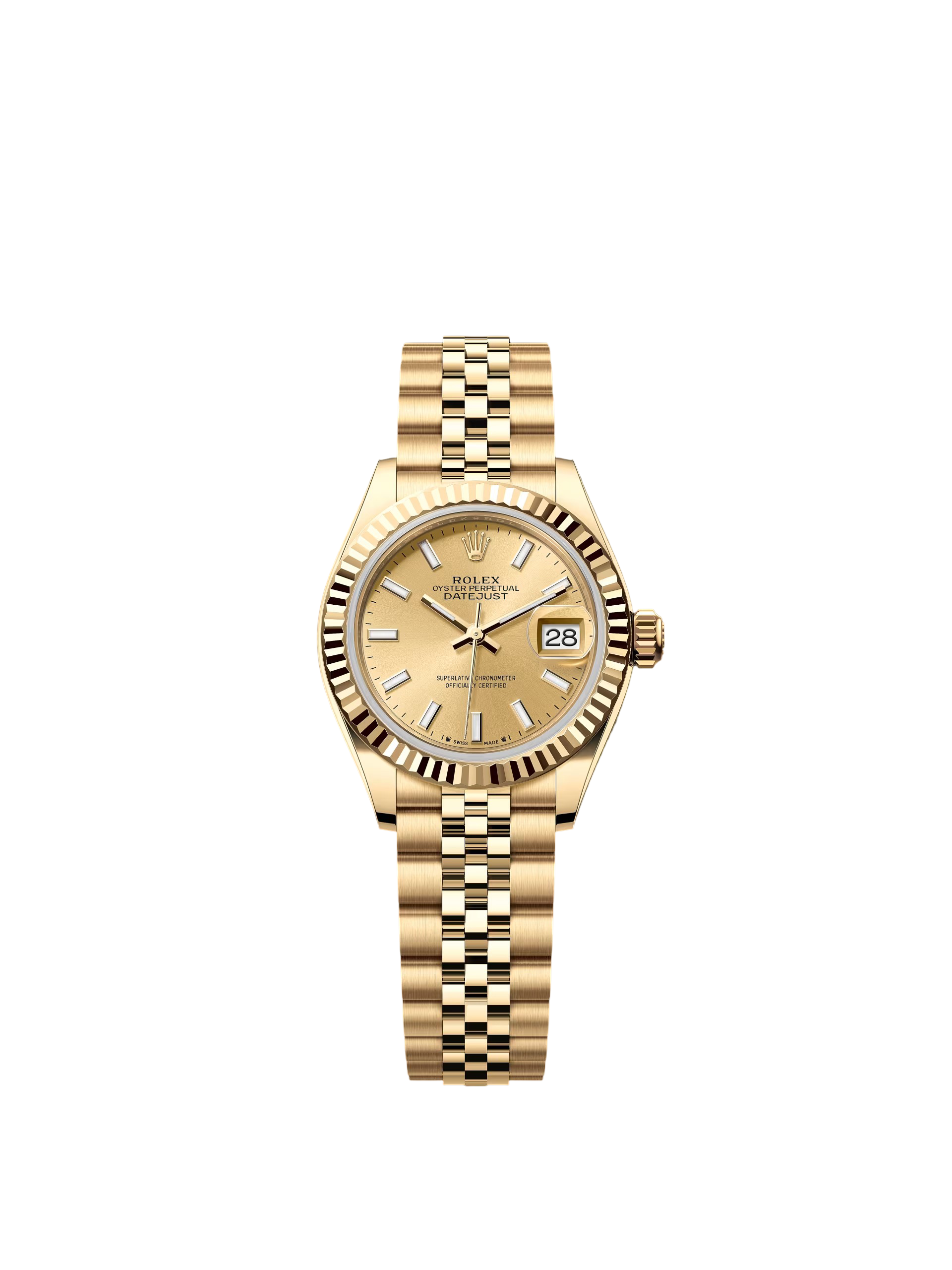 【Free Shipping】【Super Clone】RLX Lady-Datejust 28mm 279178 Champagne Dial