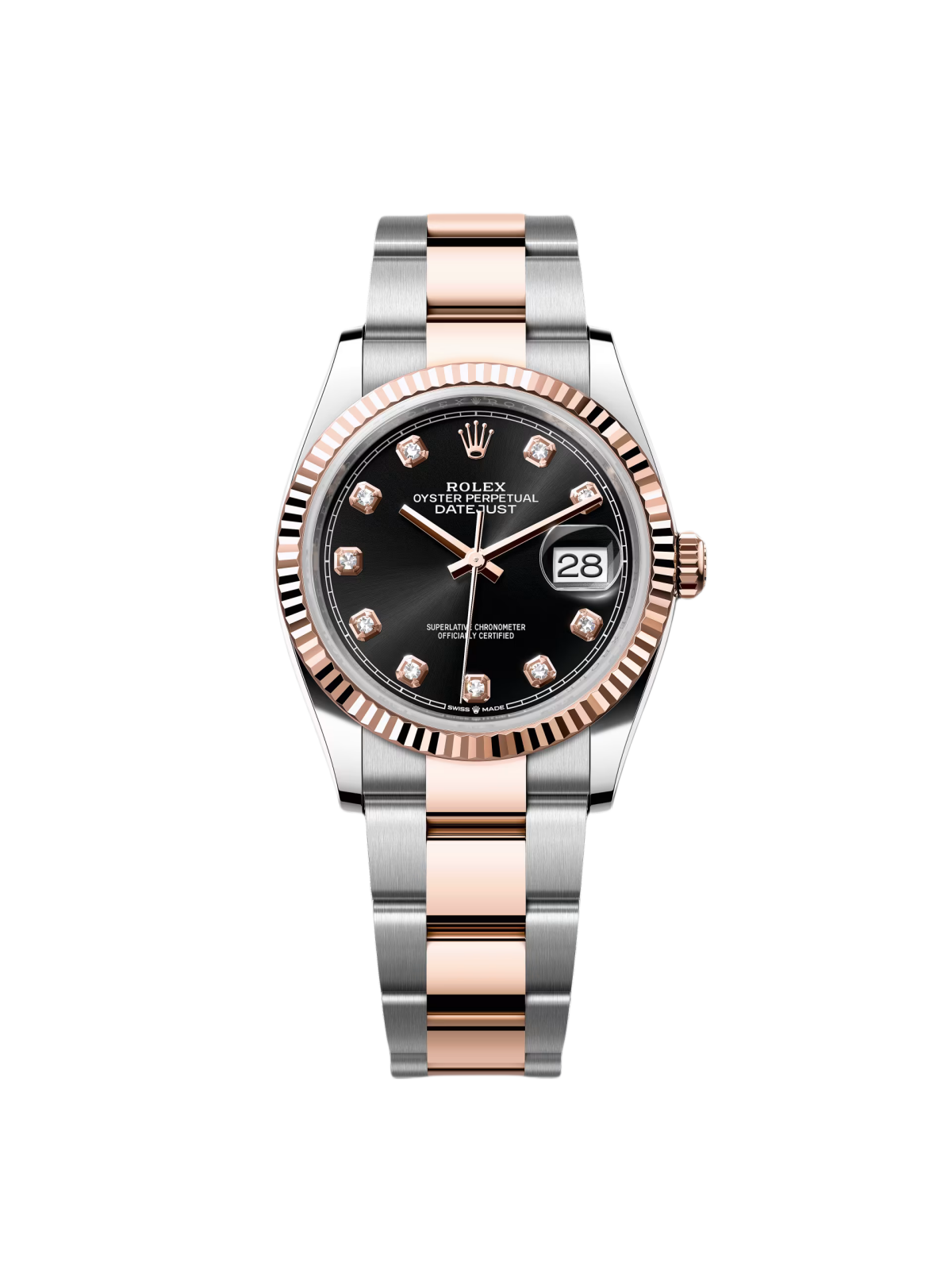 【Free Shipping】【Super Clone】RLX  Datejust 36mm 126231 Black Dial 36mm Oyster Bracelet