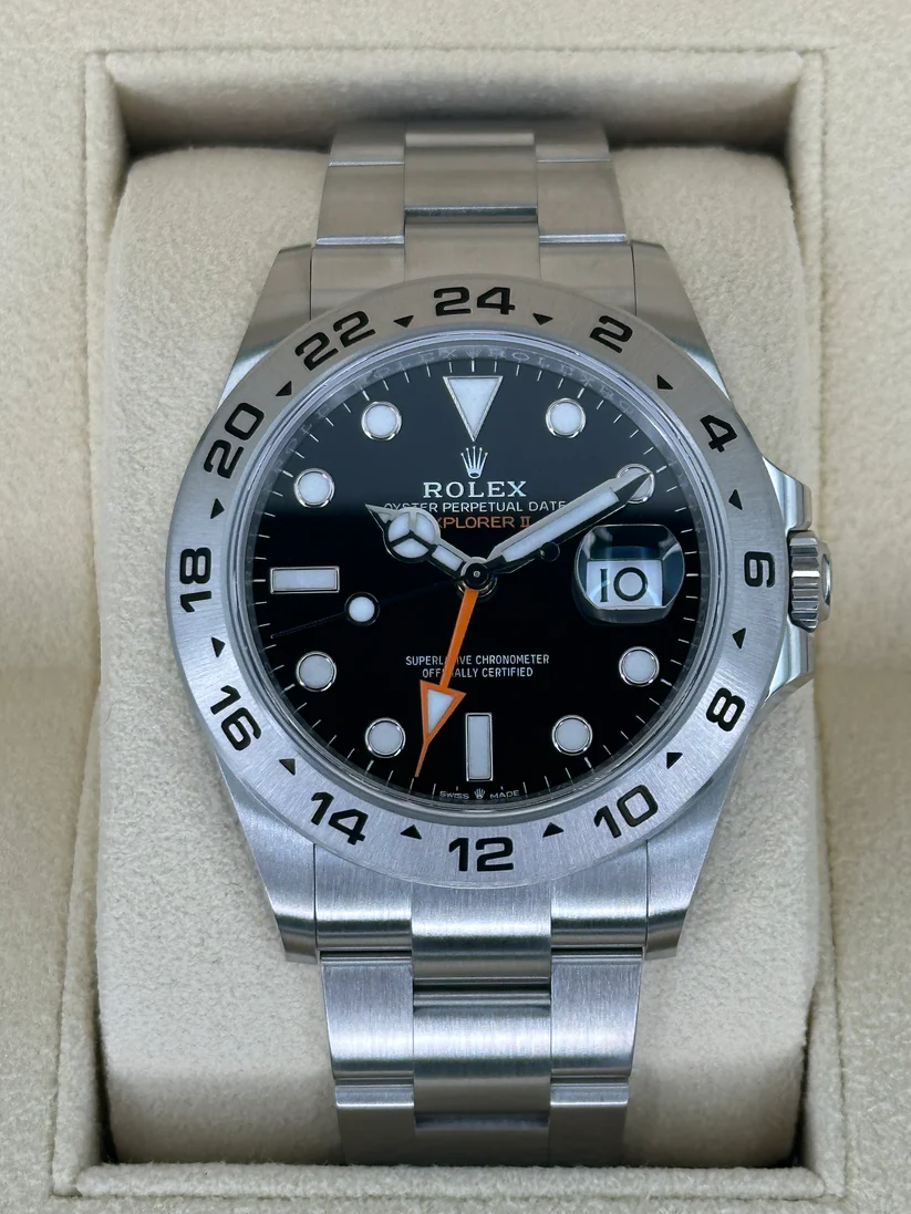 【Free Shipping】【Super Clone】Rolex Explorer II 226570 Black 42mm Men’s Watch