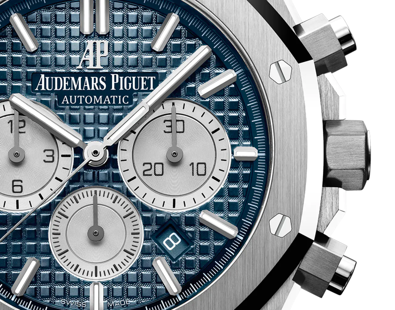 【Free Shipping】【Super Clone】A&P ROYAL OAK Blue Dial CHRONOGRAPH 41mm