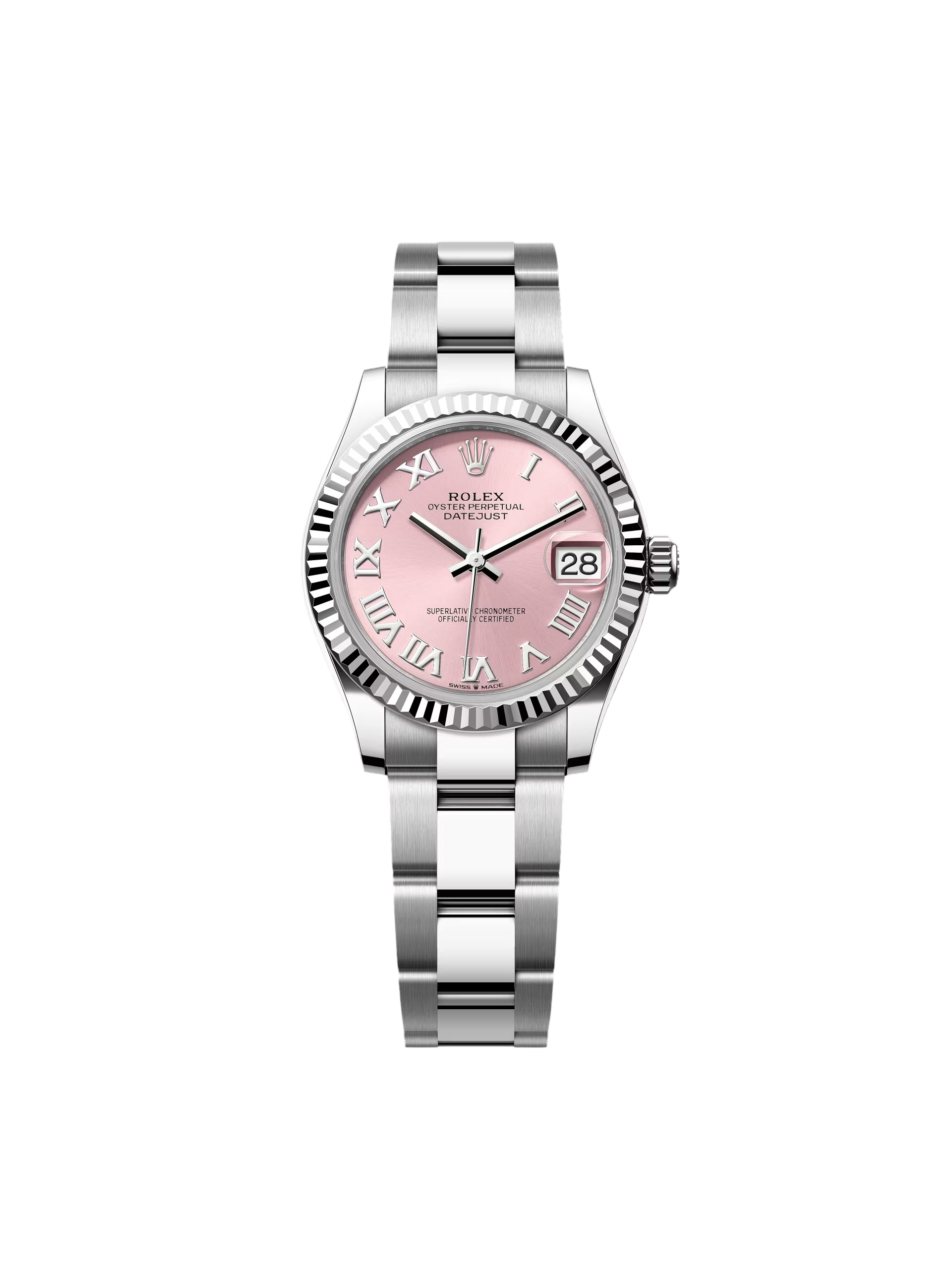 【Free Shipping】【Super Clone】RLX Datejust m278274-0019/0020 Pink 31mm Dial Oyster Watch