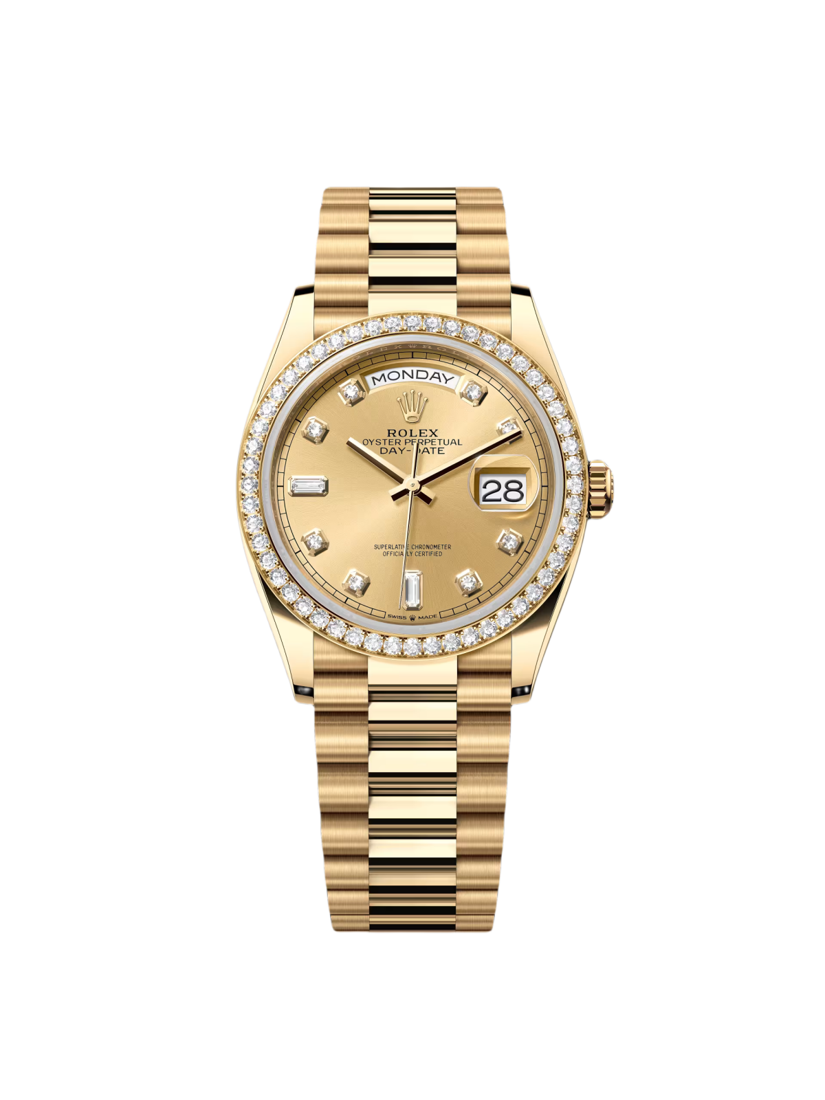 【Free Shipping】【Super Clone】RLX  Day-Date M128348RBR-0008 36mm