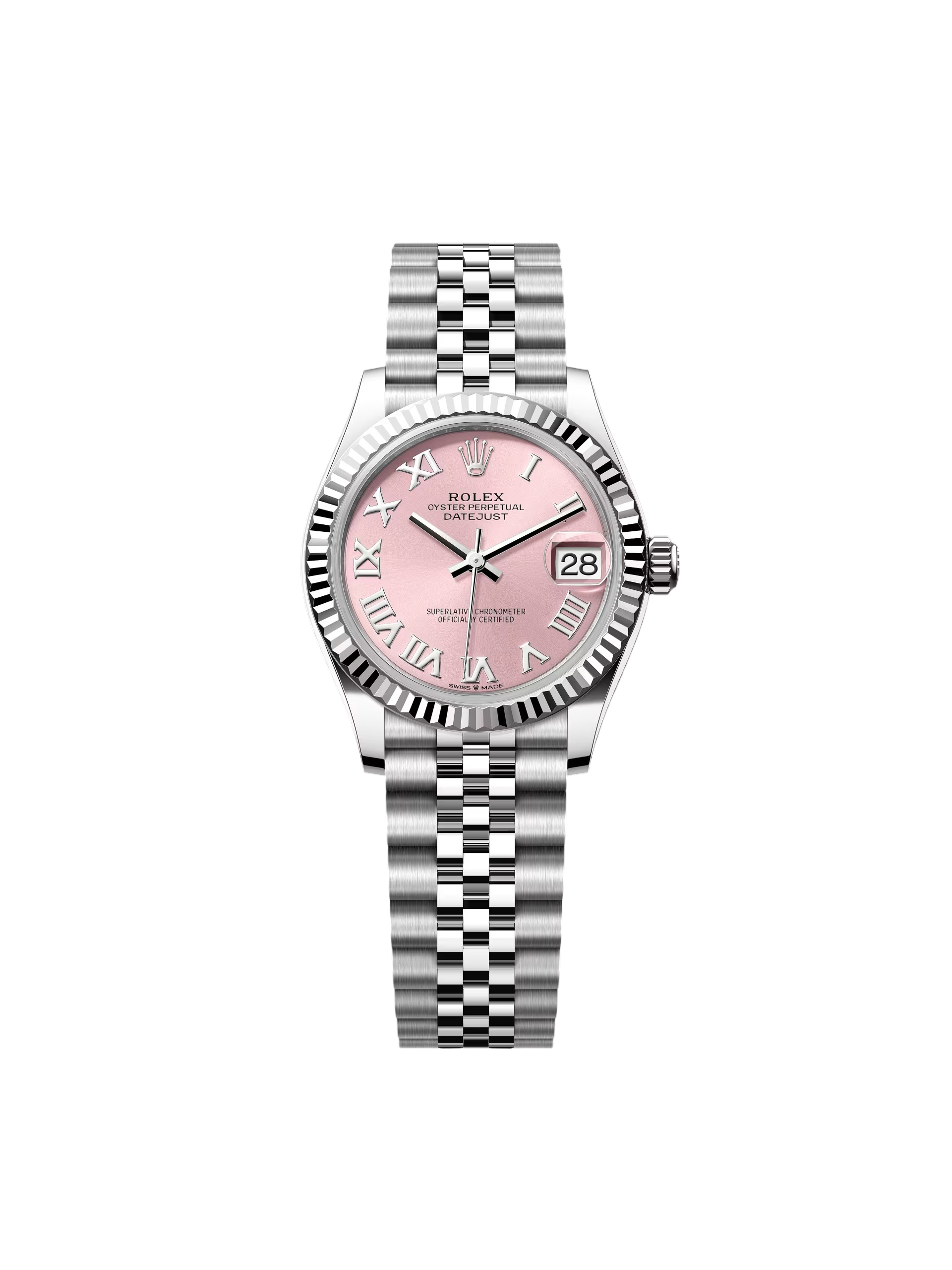 【Free Shipping】【Super Clone】RLX Datejust m278274-0019/0020 Pink 31mm Dial Oyster Watch