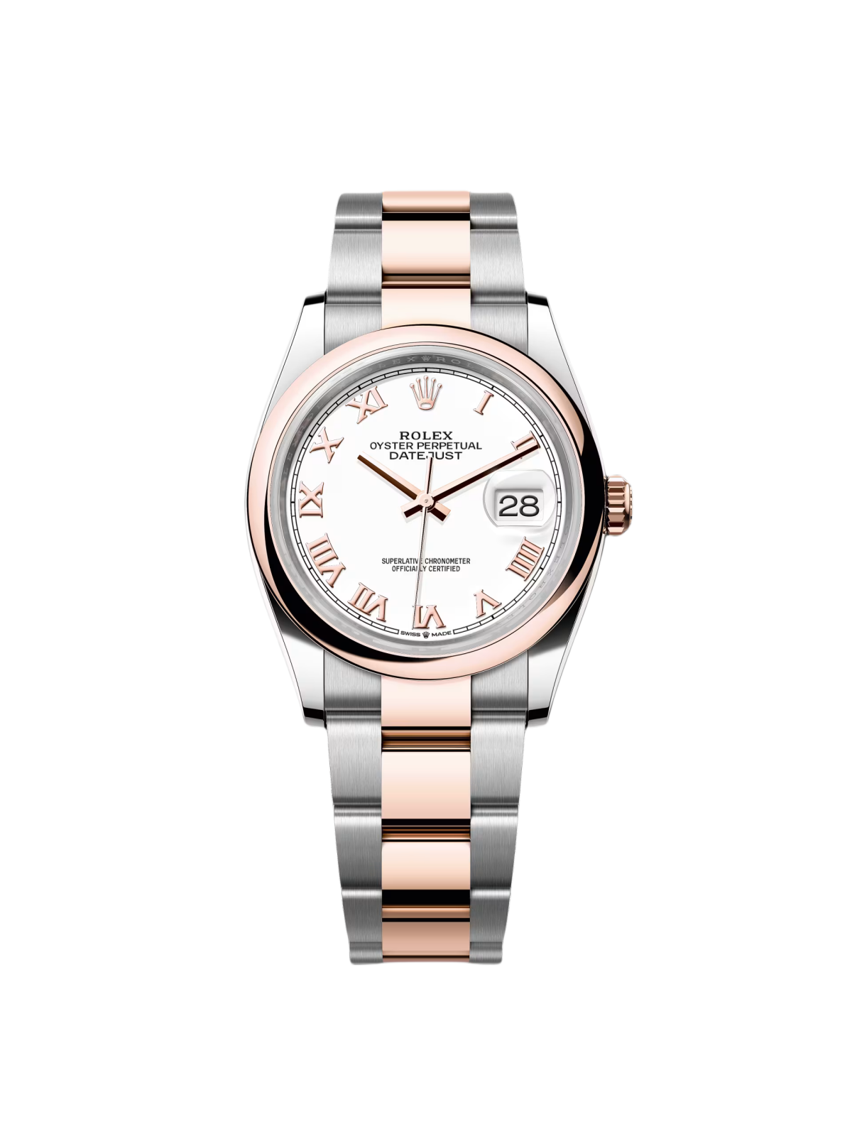 【Free Shipping】【Super Clone】RLX  Datejust 36mm 126201 White Dial Oyster Bracelet Watch