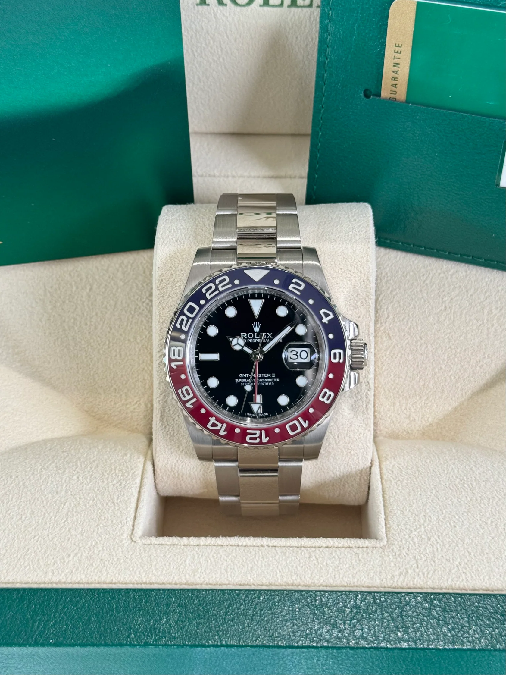 【Free Shipping】【Super Clone】RLX  GMT-Master II 116719BLRO 40mm