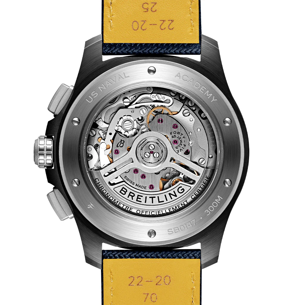 【Free Shipping】【Super Clone】Avenger B01 Chronograph 44 Night Mission US Naval Academy SB01474A1C1X1