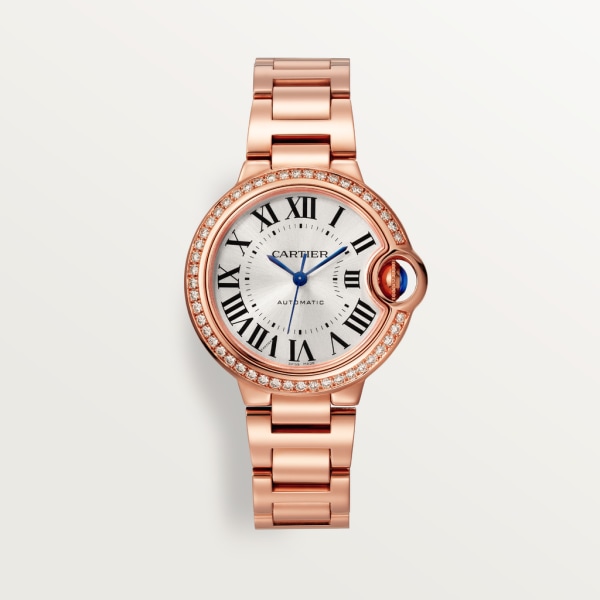 【Free Shipping】【Super Clone】BALLON BLEU Diamond Rose Gold 33mm