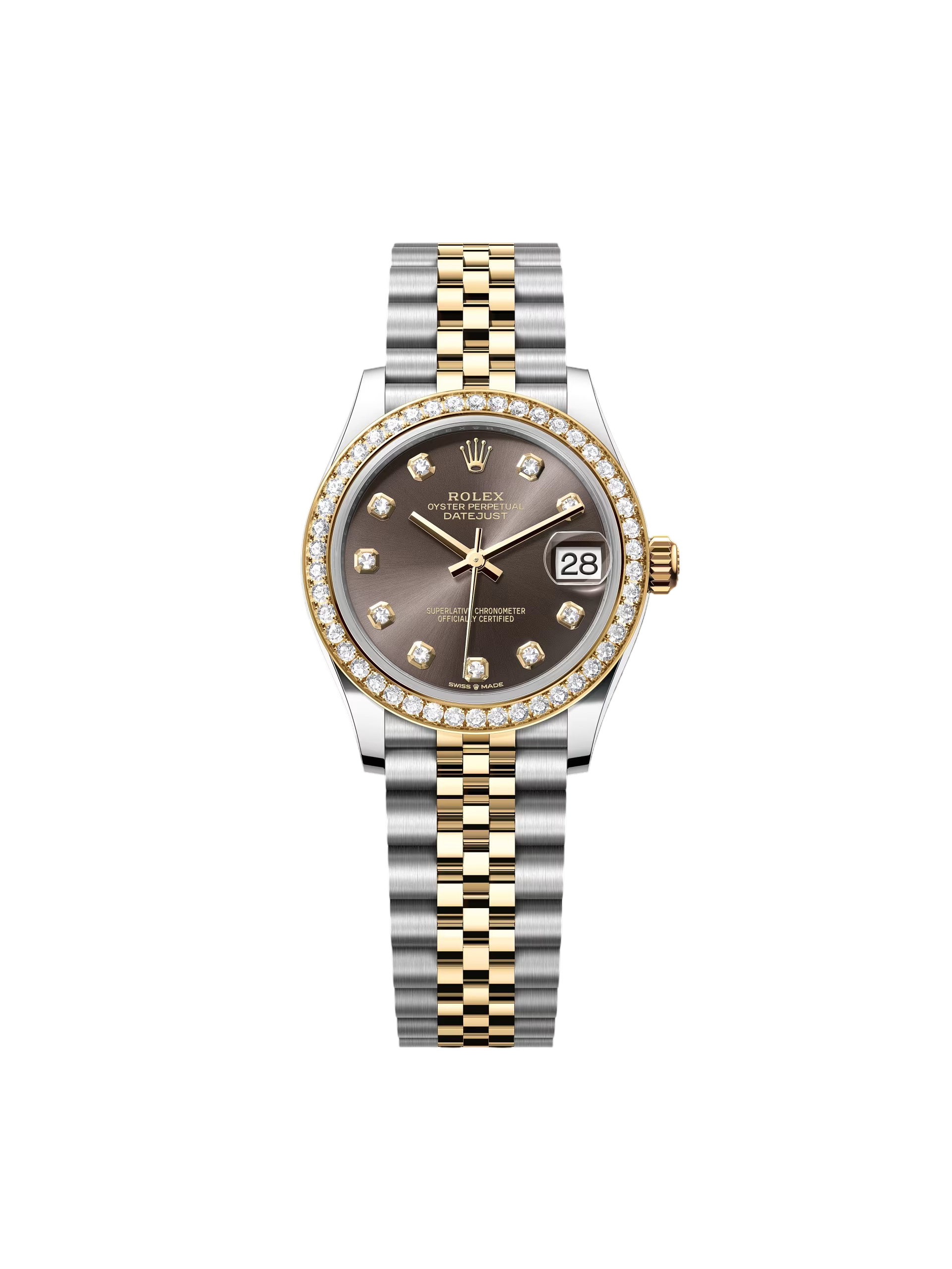 【Free Shipping】【Super Clone】RLX Datejust m278383RBR-0021/0022 31mm Dark Grey Dial Oyster Bracelet