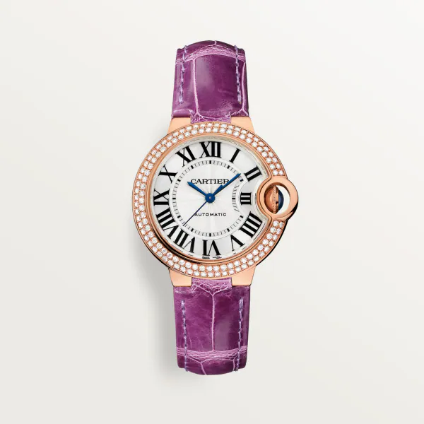 【Free Shipping】【Super Clone】BALLON BLEU Diamond Yellow Gold 33mm