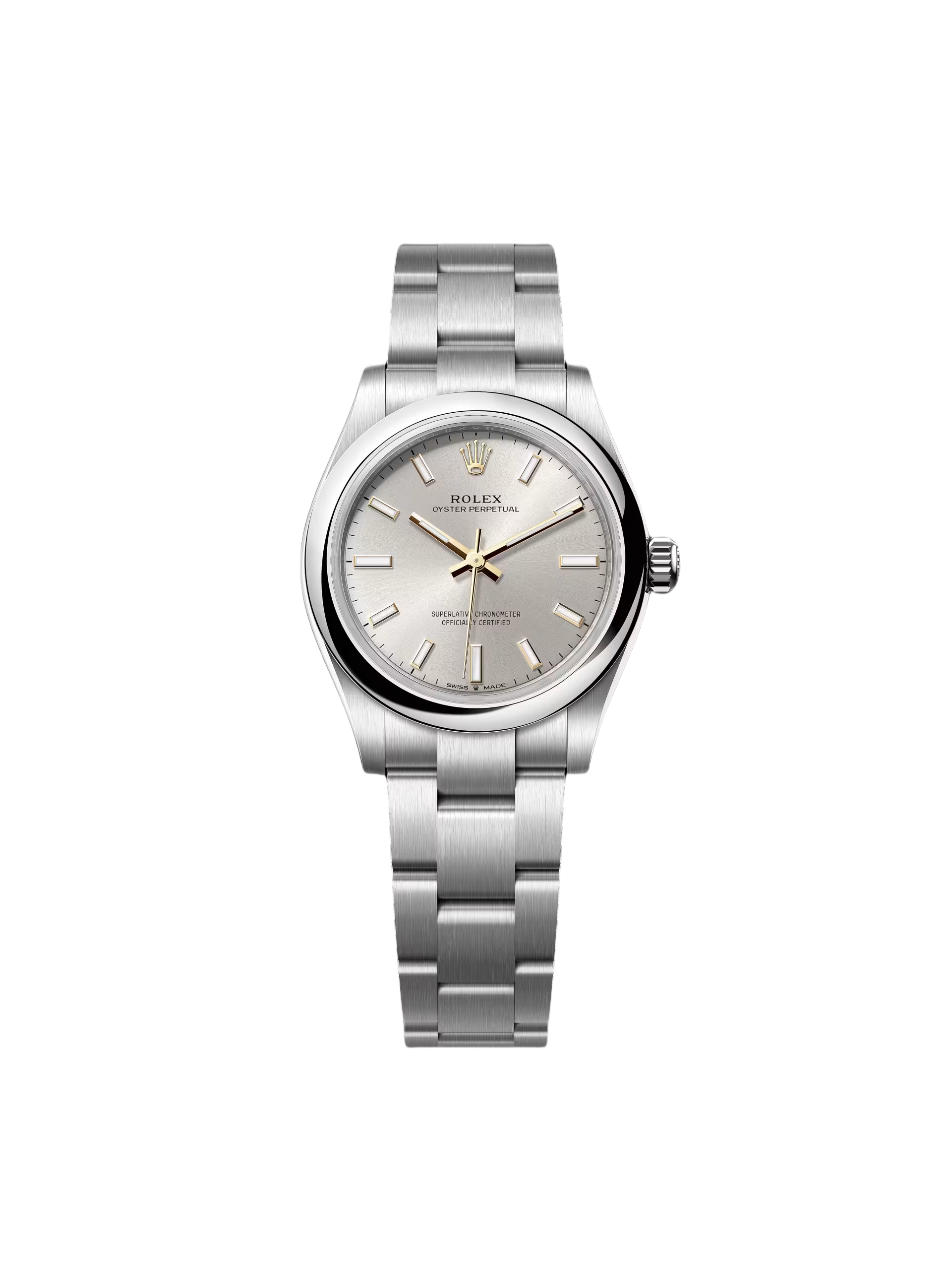 【Free Shipping】【Super Clone】RLX Oyster Perpetual 31mm 277200-0001 Silver Dial Oyster Bracelet Watch