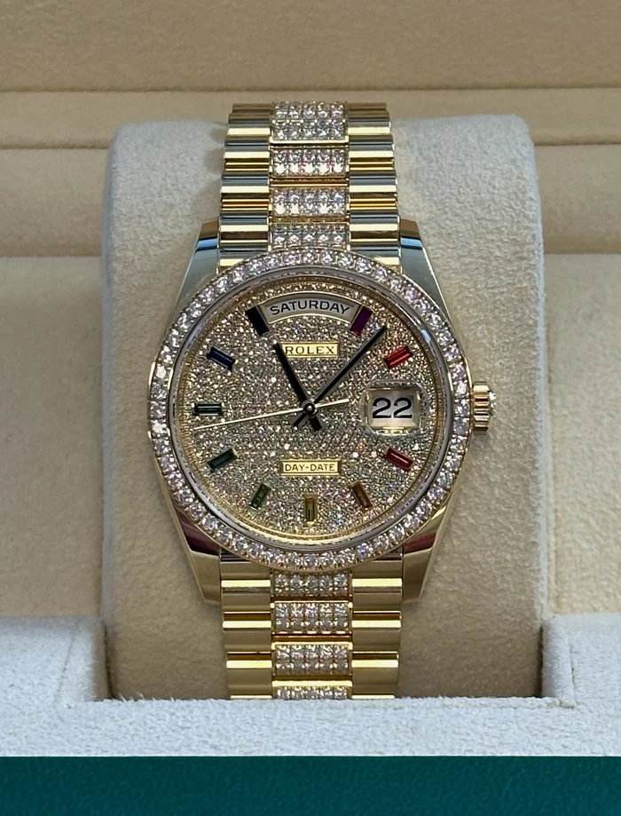 【Free Shipping】【Super Clone】RLX  Day-Date M128348RBR-0031 36mm