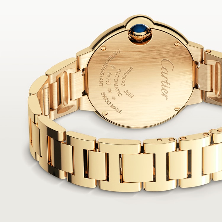【Free Shipping】【Super Clone】BALLON BLEU Yellow Gold 33mm