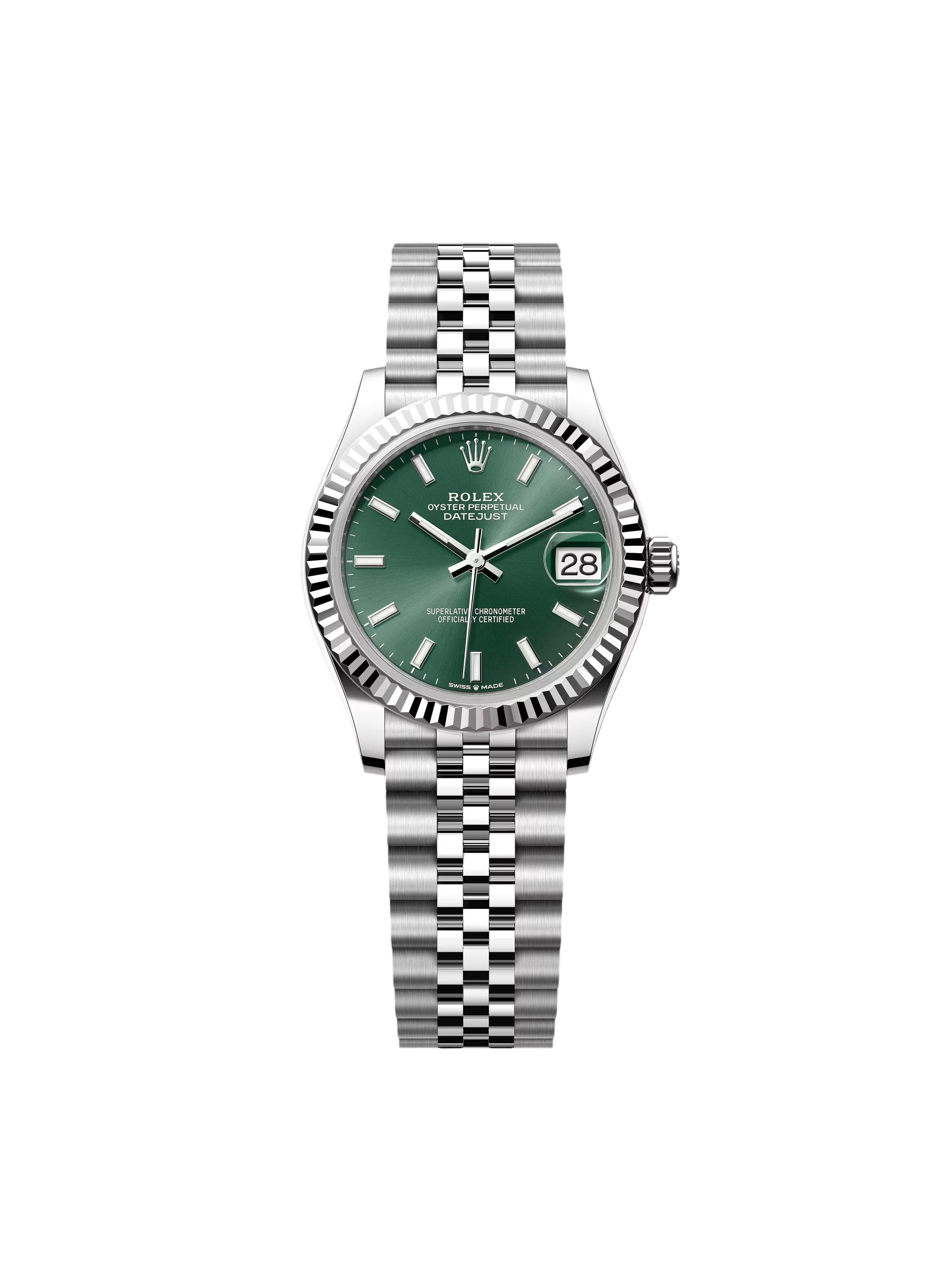 【Free Shipping】【Super Clone】RLX Datejust m278274-0017/0018 Green Dial 31mm Oyster Watch