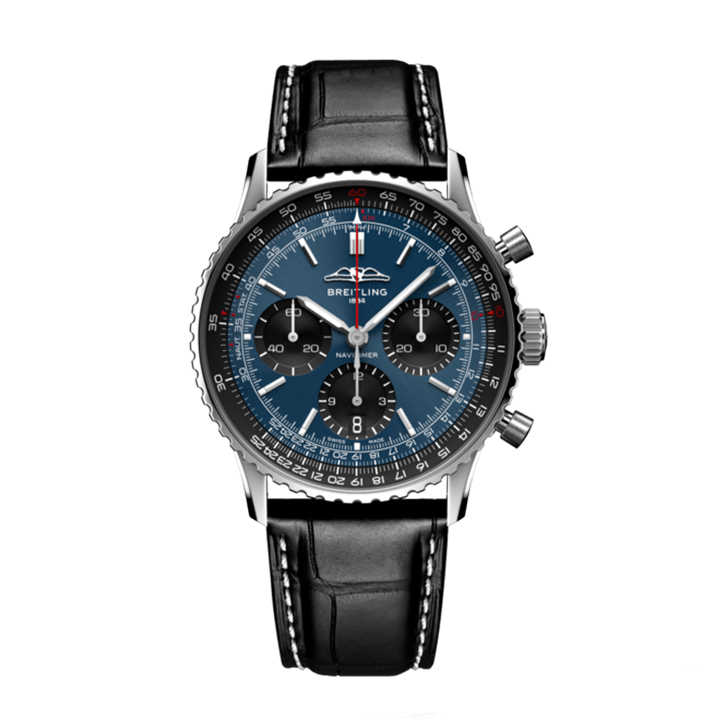 【Free Shipping】【Super Clone】Breitling AB0139241C1P1 Navitimer B01 Blue Dial