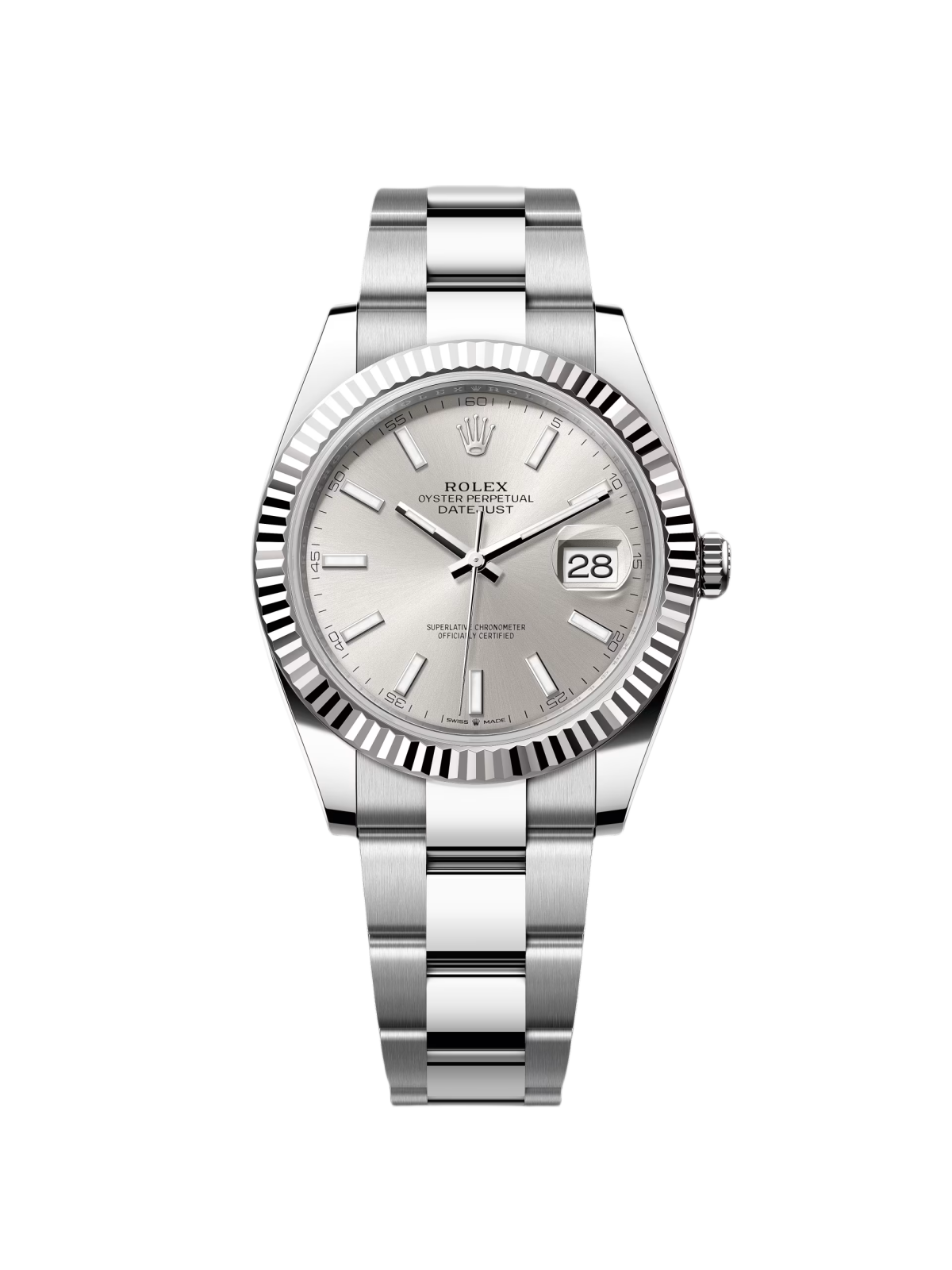 【Free Shipping】【Super Clone】RLX  Datejust 41mm 126334 Silver Index Jubilee Stainless Steel Mens Watch