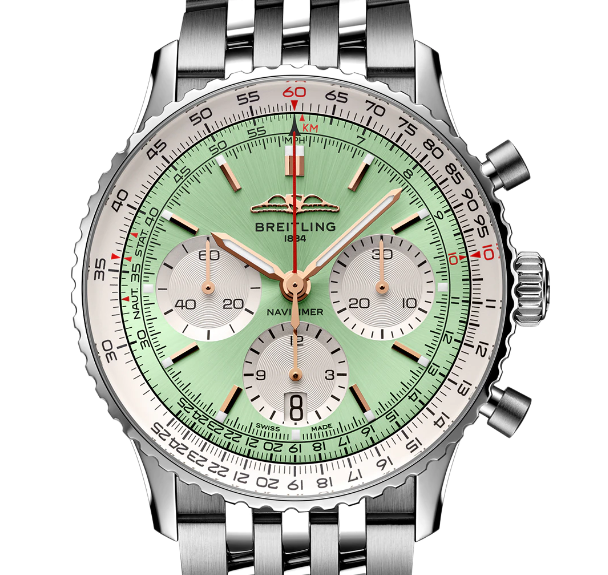 【Free Shipping】【Super Clone】Breitling AB0139211L1A1 Navitimer B01 Blue Dial