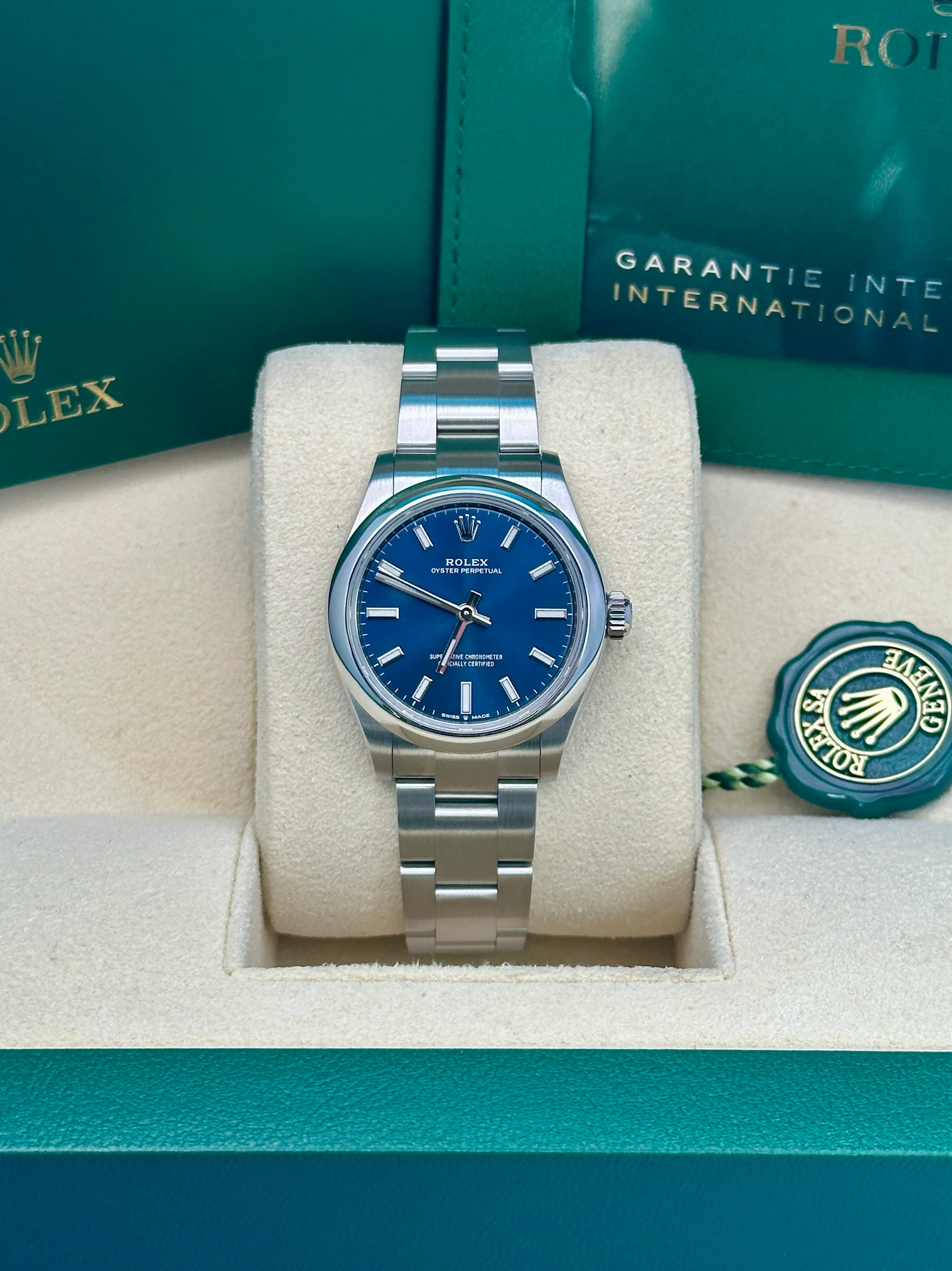 【Free Shipping】【Super Clone】RLX Oyster Perpetual 28mm 276200-0011 Green Dial Oyster Bracelet Watch