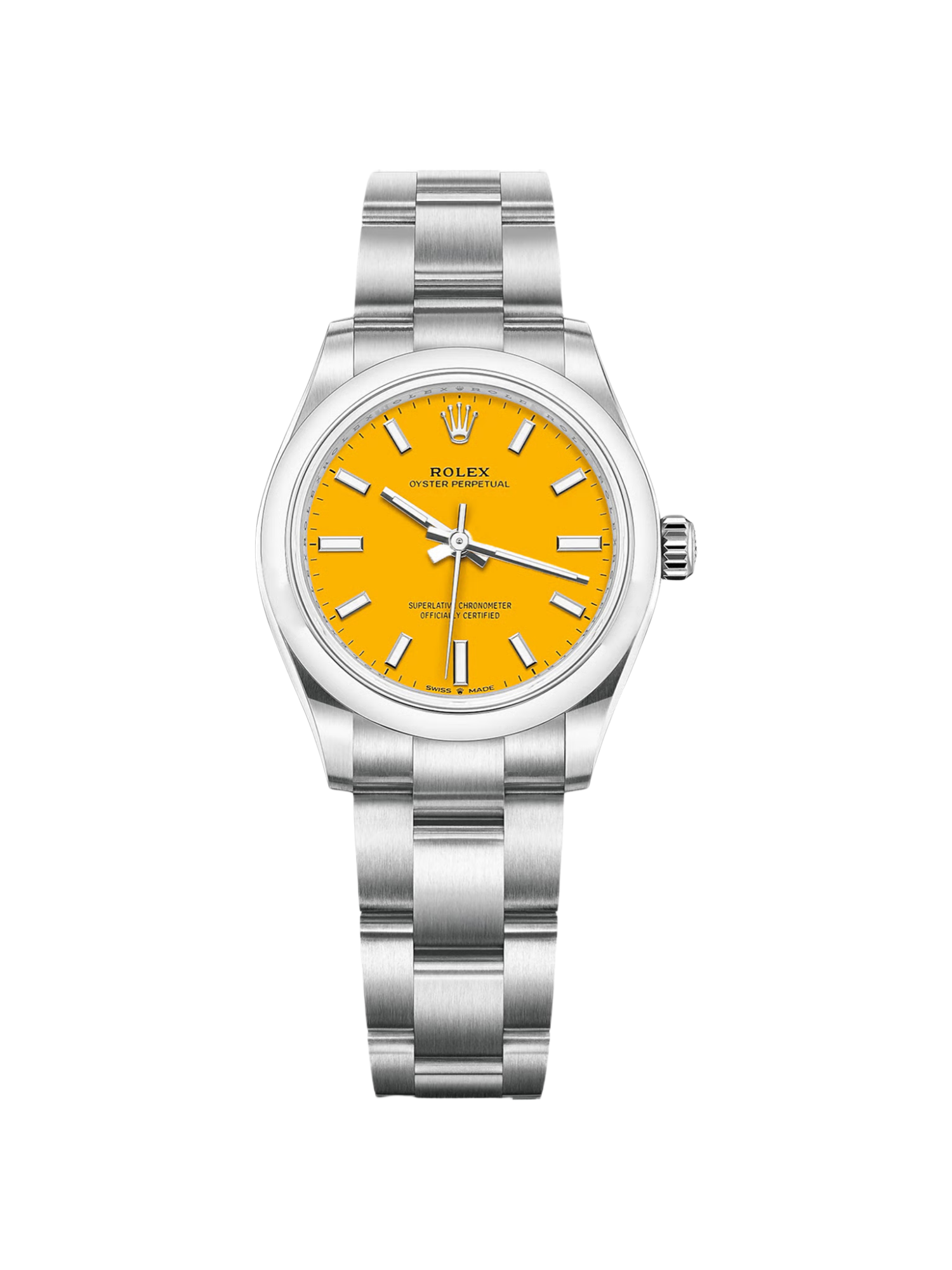 【Free Shipping】【Super Clone】RLX Oyster Perpetual 31mm 277200 Yellow Index